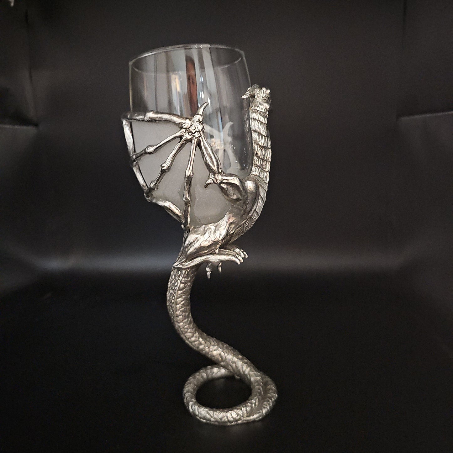 Lord of The Rings Dragon Wine Goblet, Royal Selangor Pewter. 300ml