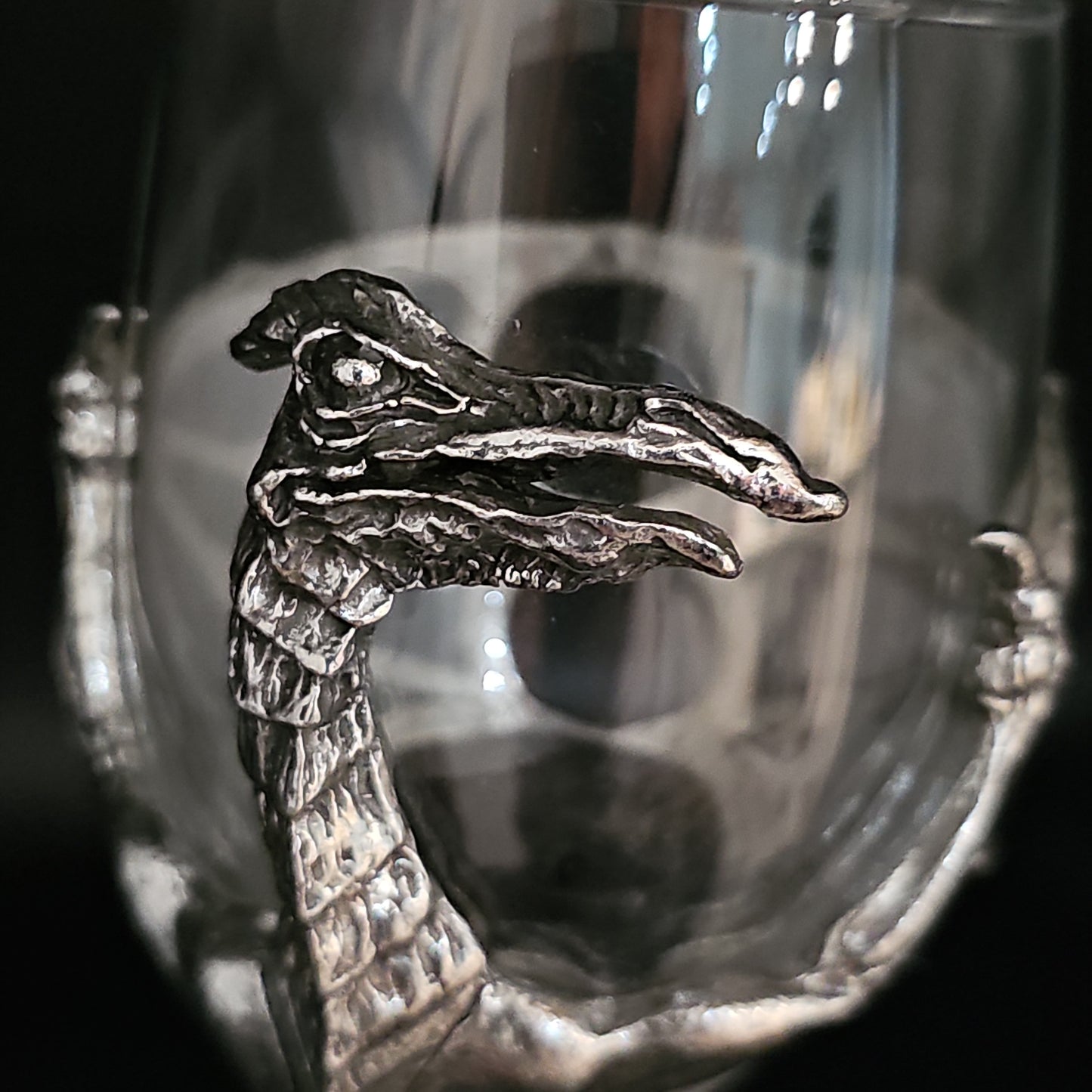 Lord of The Rings Dragon Wine Goblet, Royal Selangor Pewter. 300ml