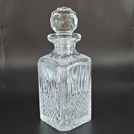 Stuart Crystal Manhattan Pattern Decanter