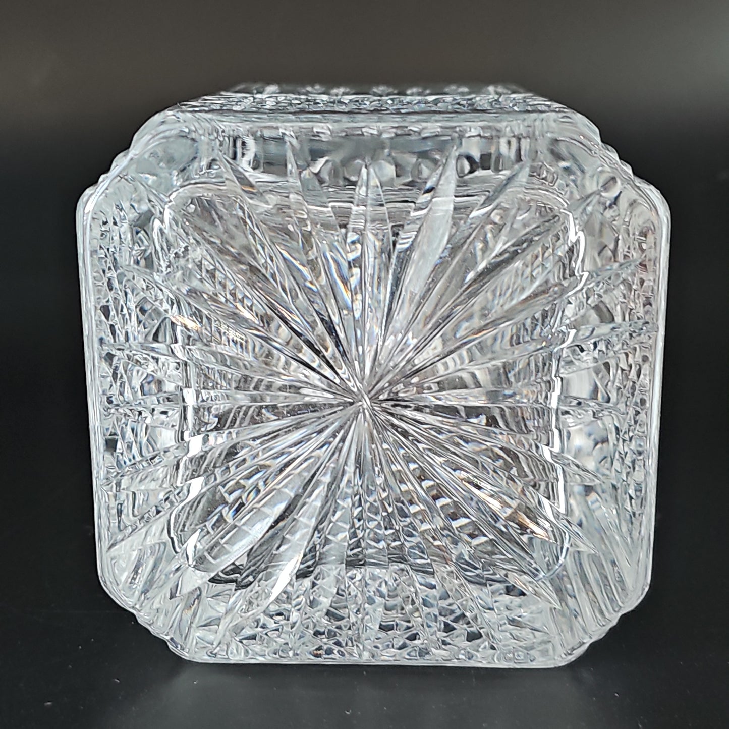 Stuart Crystal Manhattan Pattern Decanter