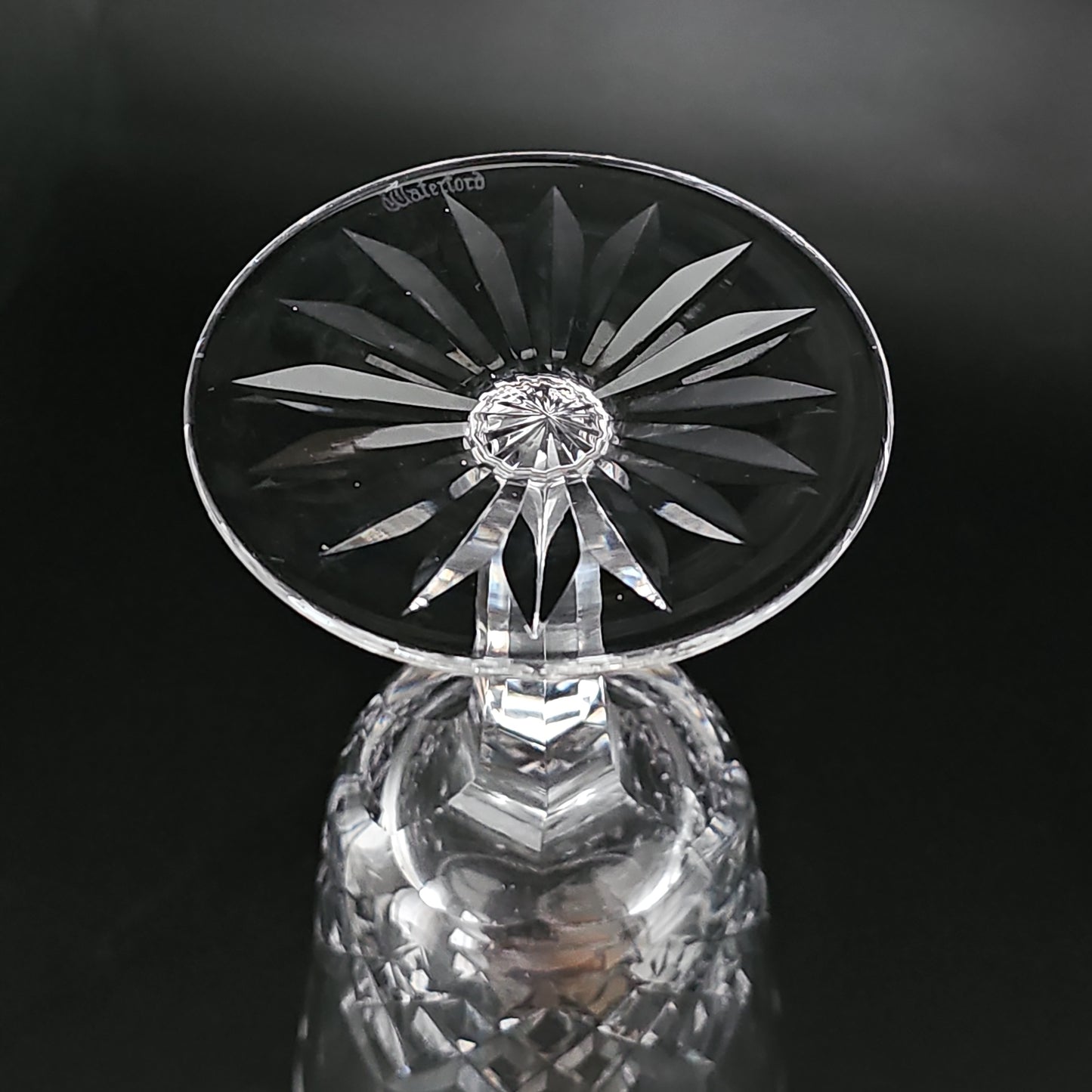 Stunning Large Waterford Lismore Wine glasses.