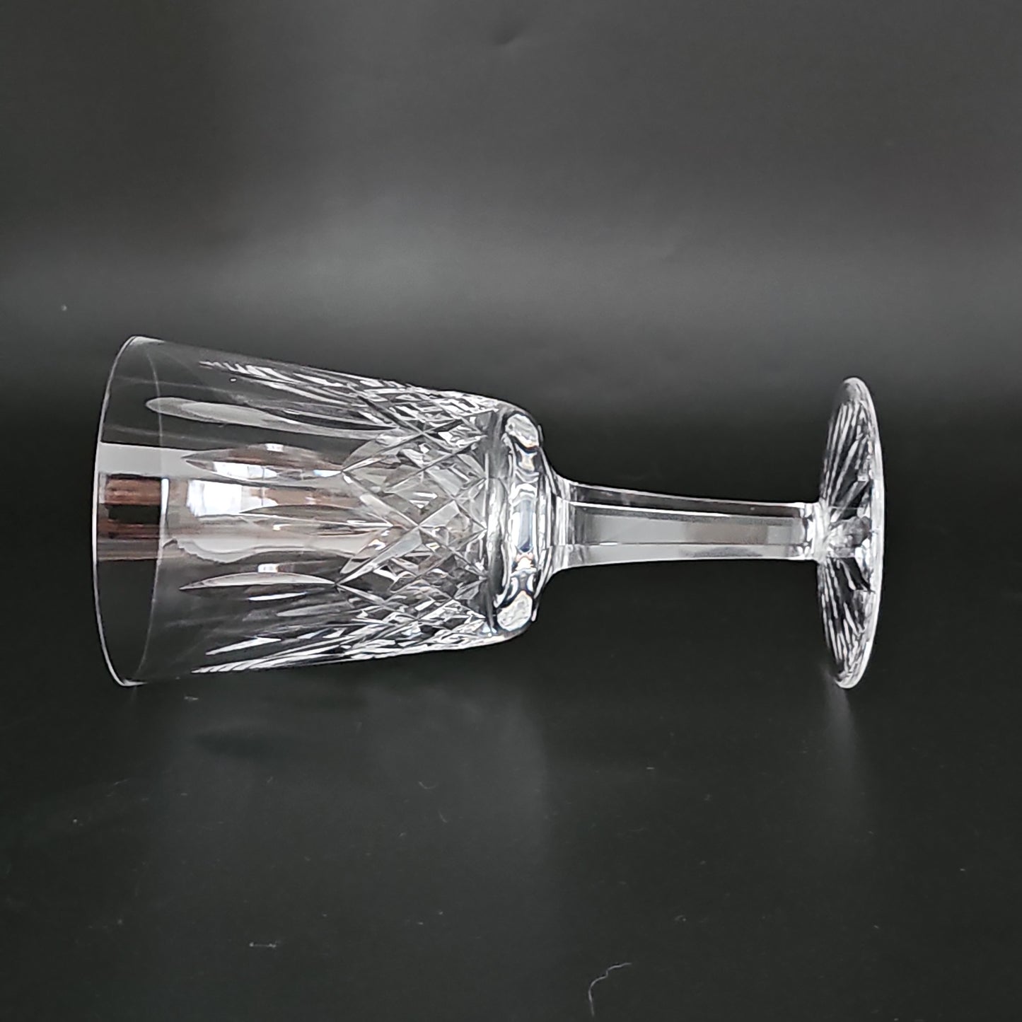 Stunning Large Waterford Lismore Wine glasses.