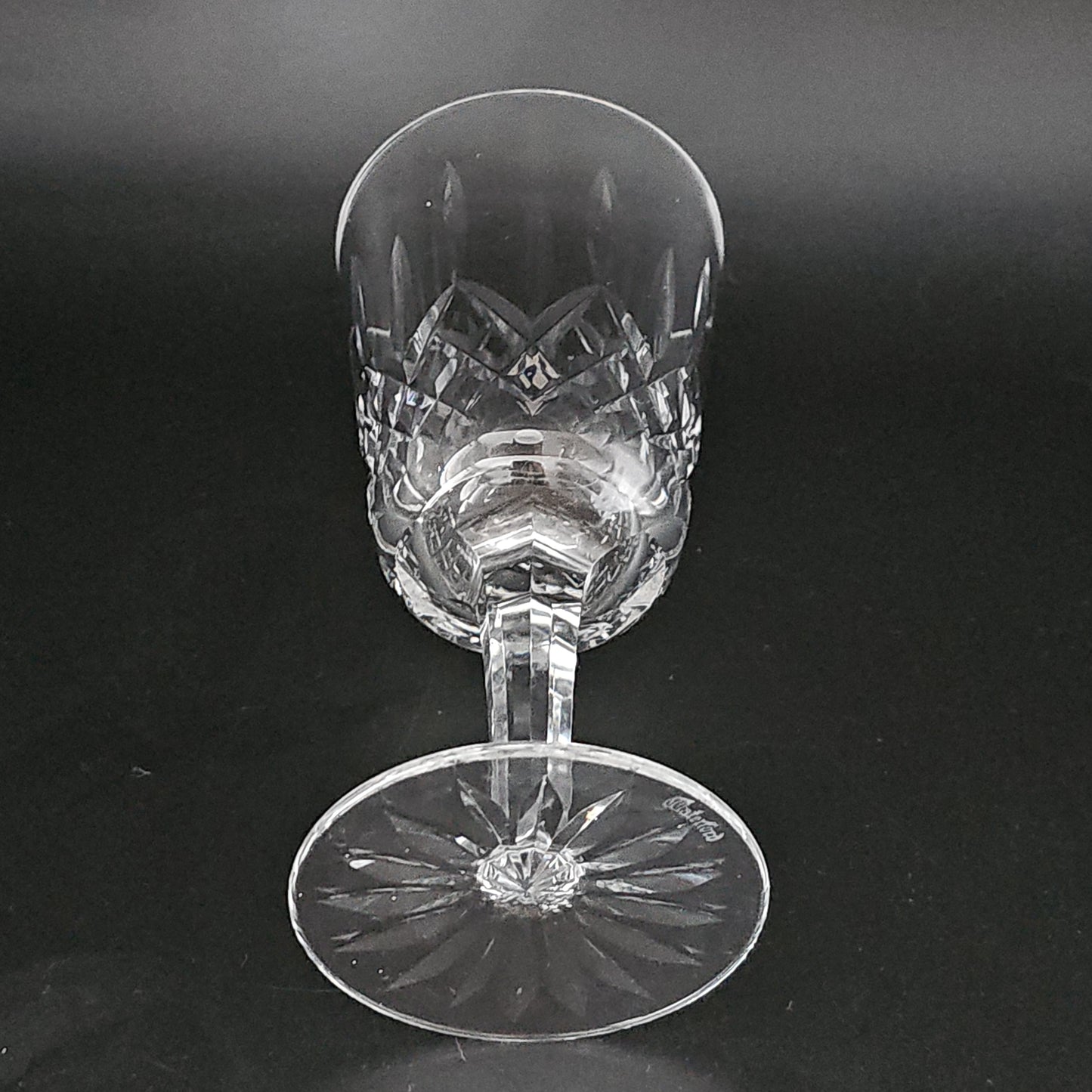 Stunning Large Waterford Lismore Wine glasses.