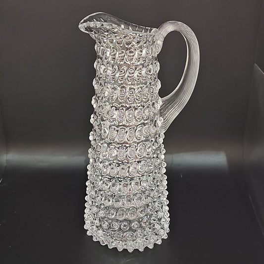 Stunning Bohemian Crystal Large Clear jug 1.2L