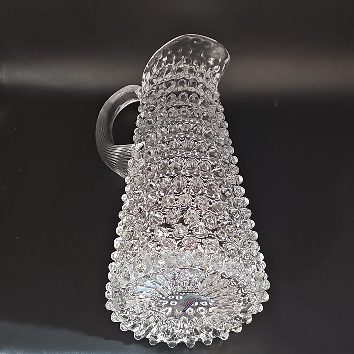 Stunning Bohemian Crystal Large Clear jug 1.2L