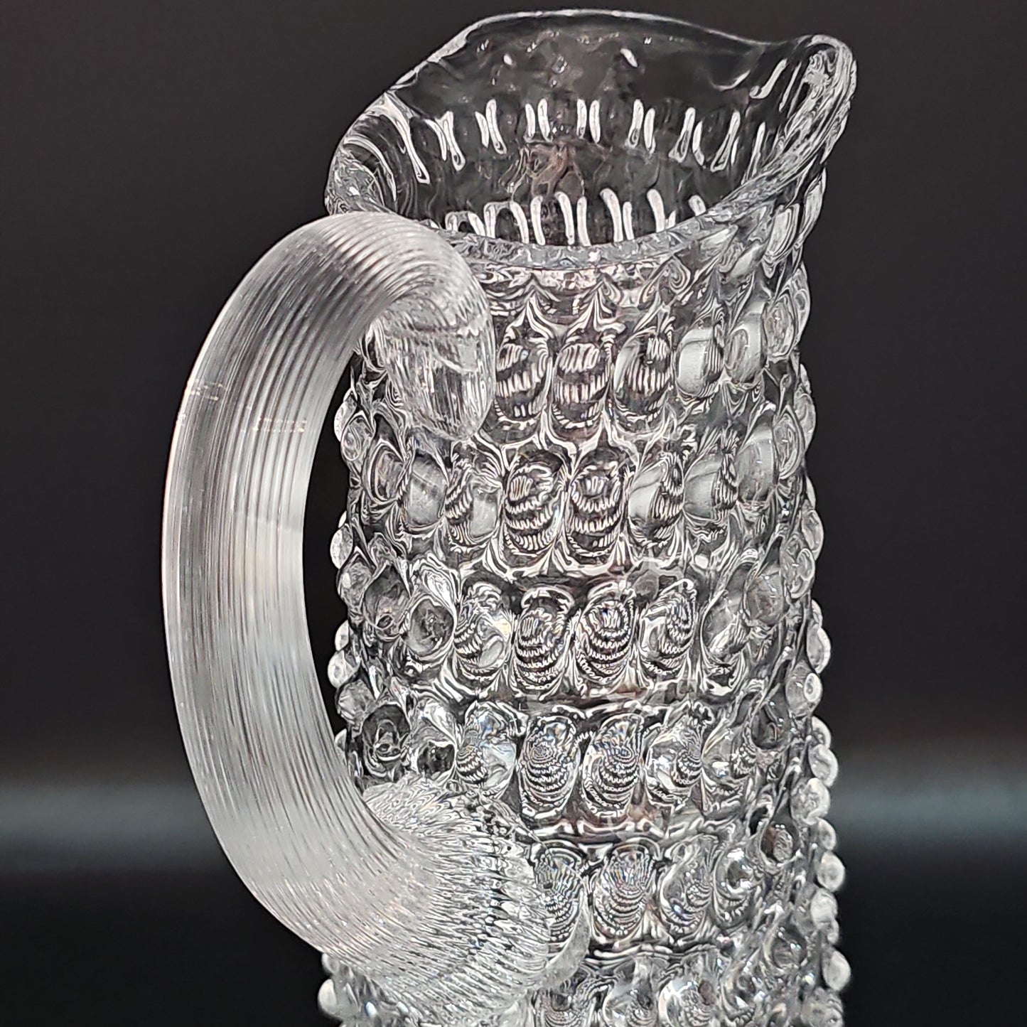 Stunning Bohemian Crystal Large Clear jug 1.2L