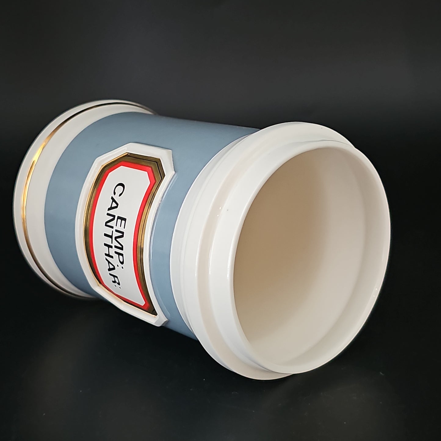 Rare Antique Style Gladstone Pottery Museum Chalsyn Ltd Apothecary Pharmacy Jar. Emp Cantthar