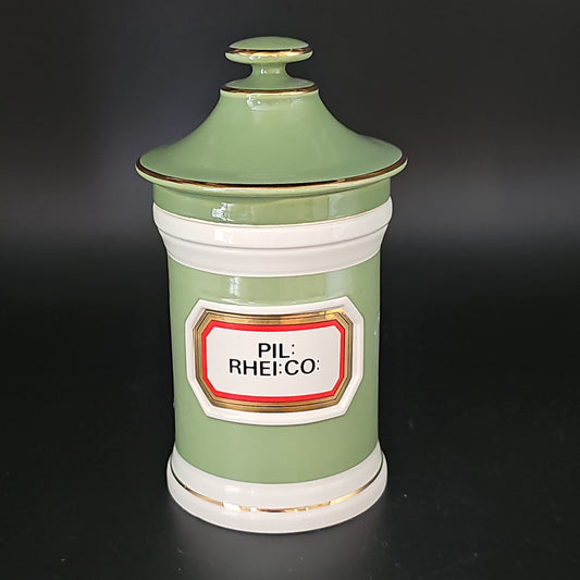 Rare Antique Style Gladstone Pottery Museum Chalsyn Ltd Apothecary Pharmacy Jar.PIL RHEI CO