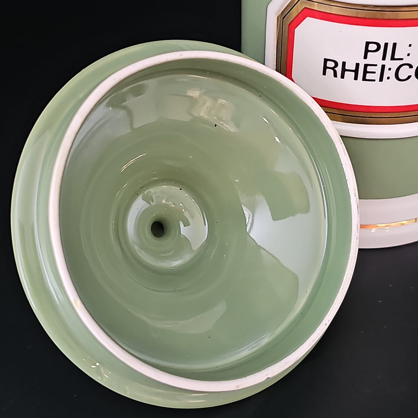 Rare Antique Style Gladstone Pottery Museum Chalsyn Ltd Apothecary Pharmacy Jar.PIL RHEI CO