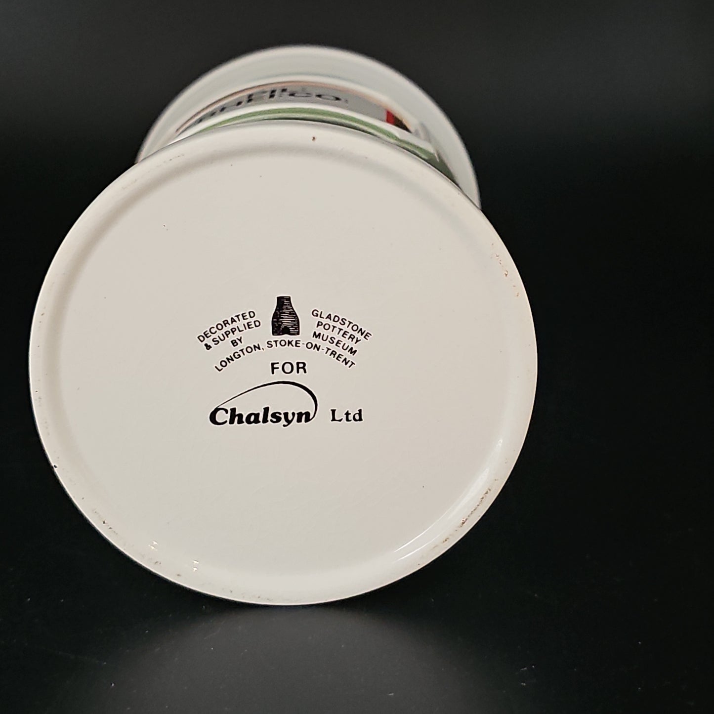 Rare Antique Style Gladstone Pottery Museum Chalsyn Ltd Apothecary Pharmacy Jar.PIL RHEI CO