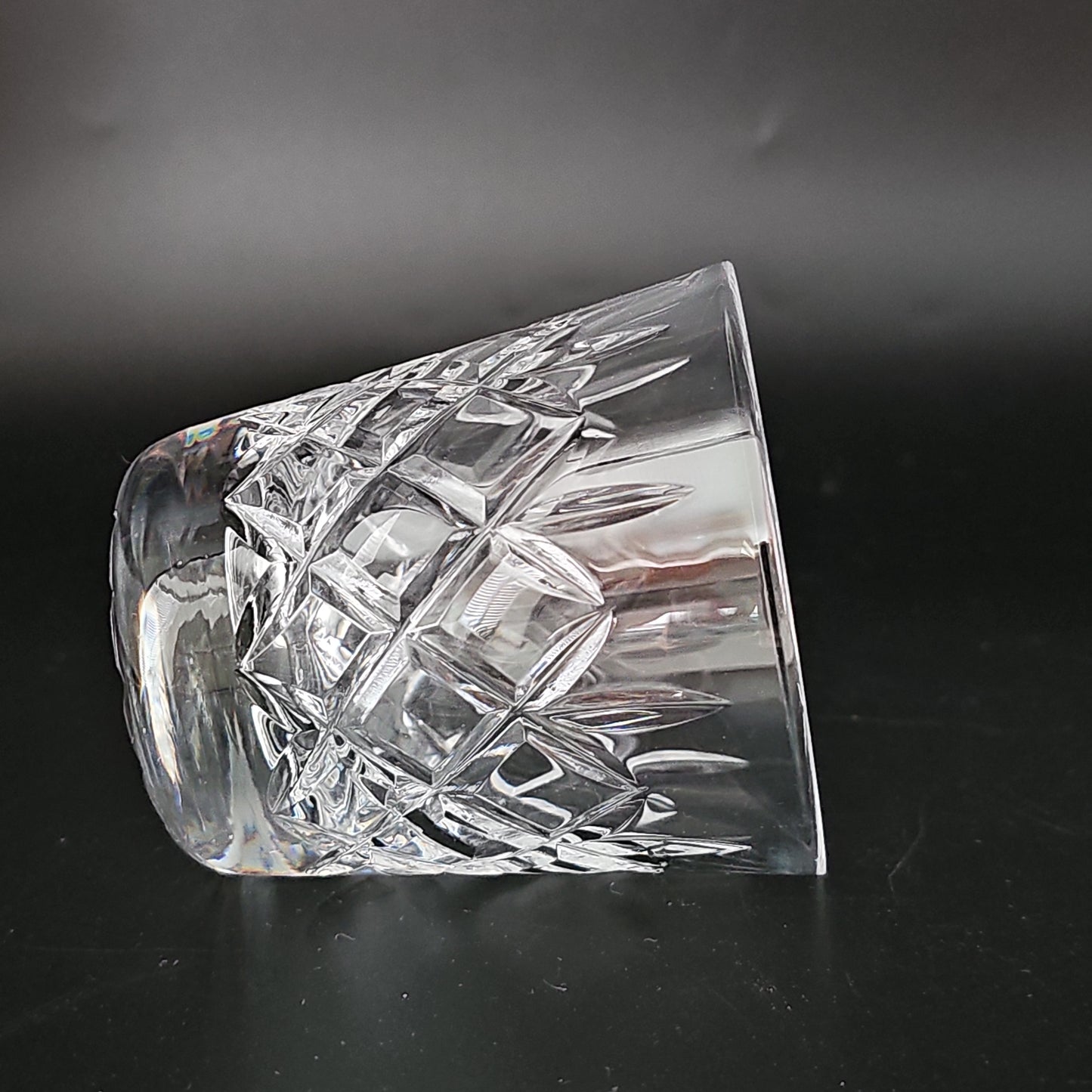 Set of 6 Small vintage Crystal tumblers. 6oz