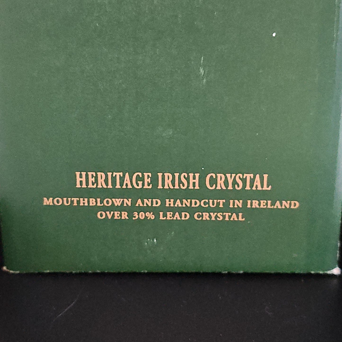 Heritage Irish Crystal Scalloped Candle Lamp