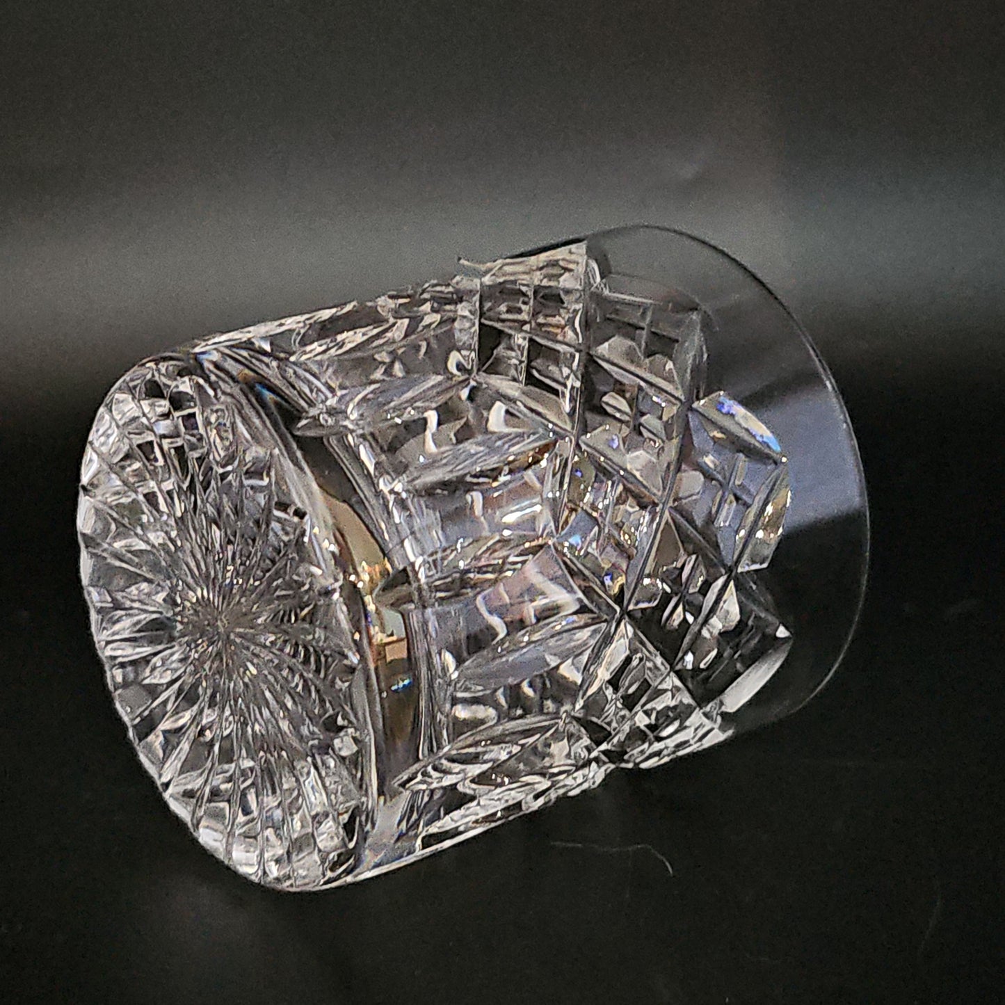 Stuart Crystal Blenheim pattern Crystal Whisky Tumblers. Boxed. 8oz (Copy) (Copy)