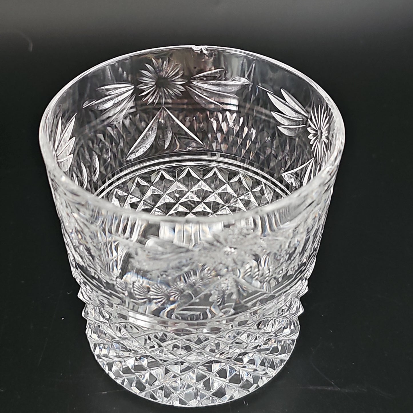 Stuart Crystal Beaconsfield Pattern single Tumbler. 10oz