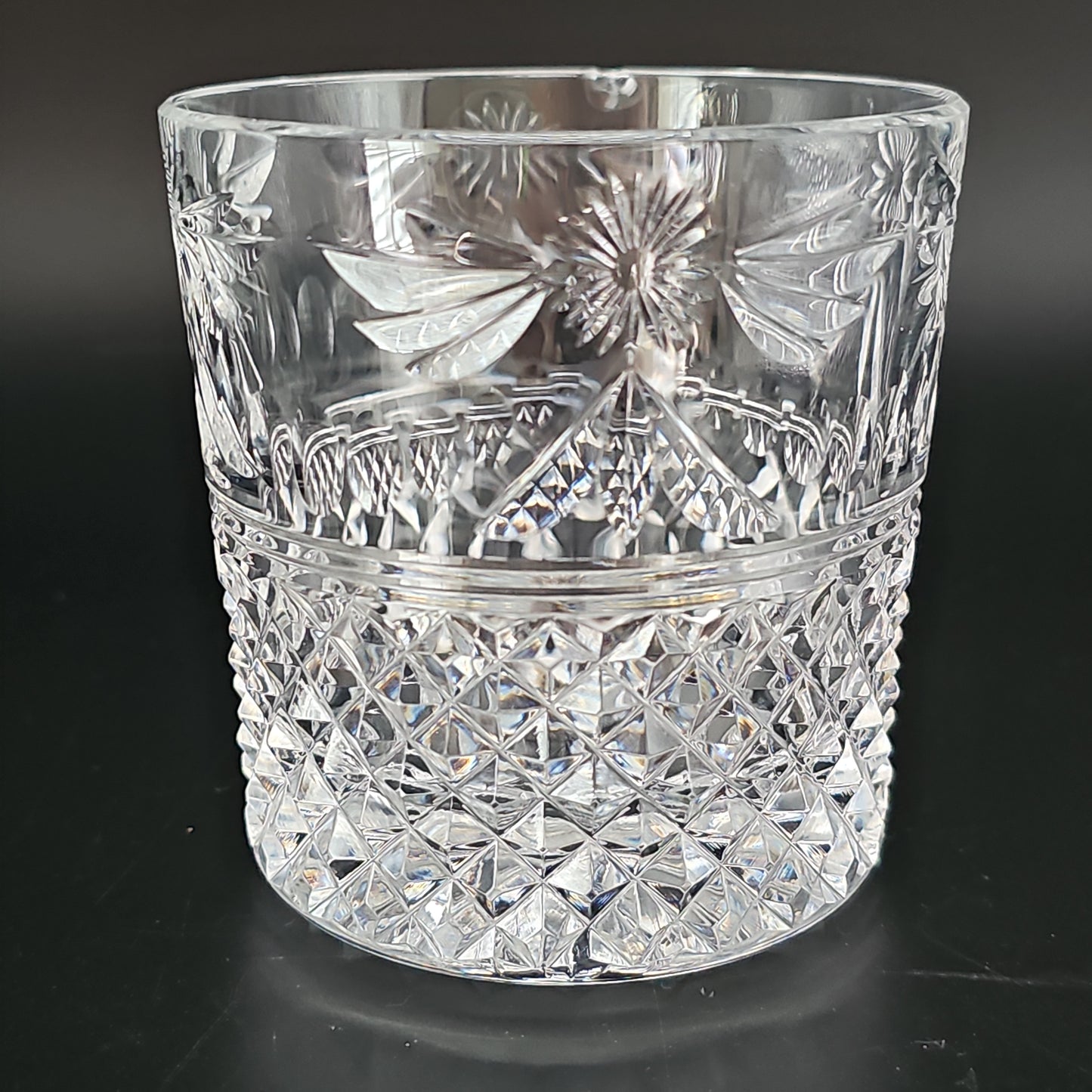 Stuart Crystal Beaconsfield Pattern single Tumbler. 10oz