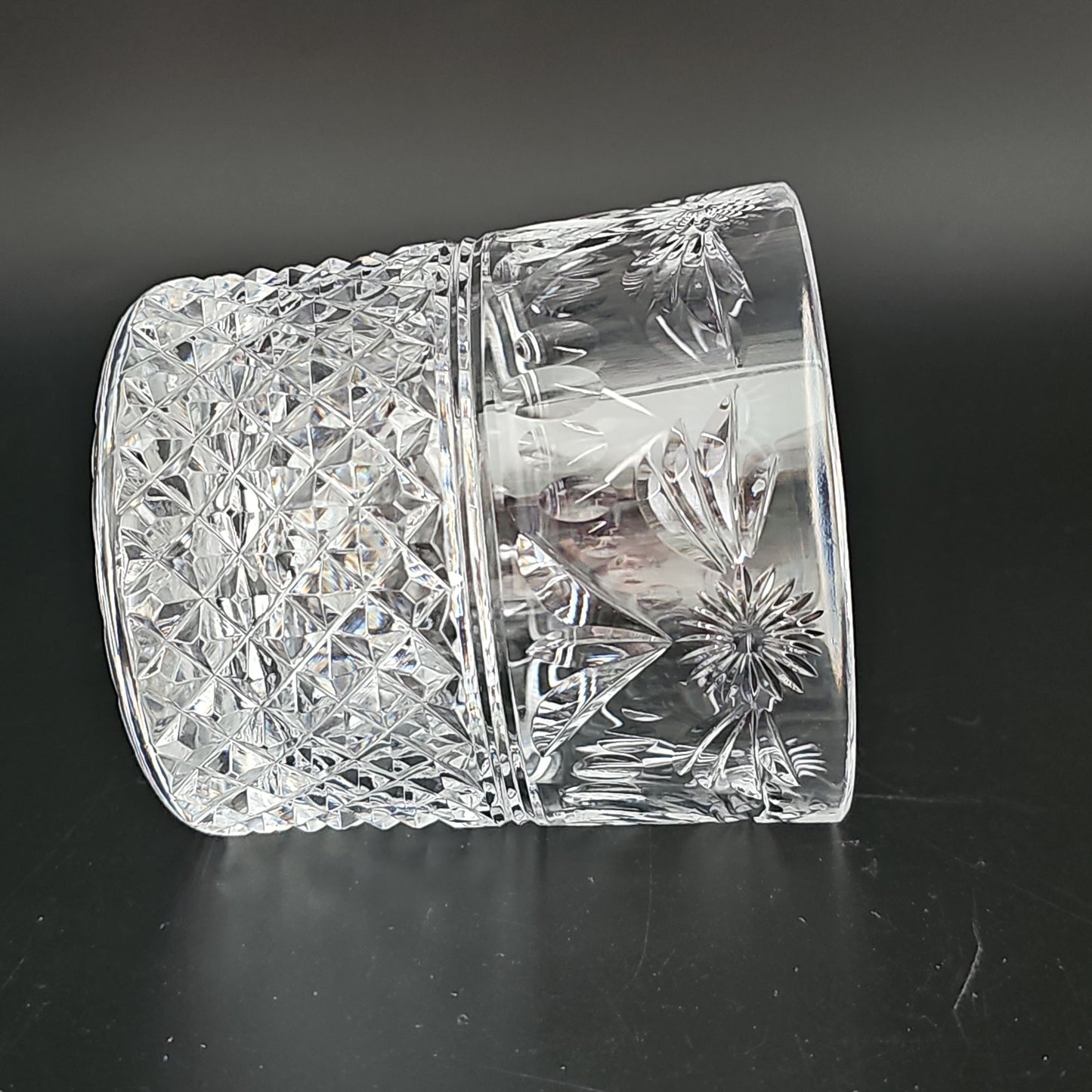 Stuart Crystal Beaconsfield Pattern single Tumbler. 10oz