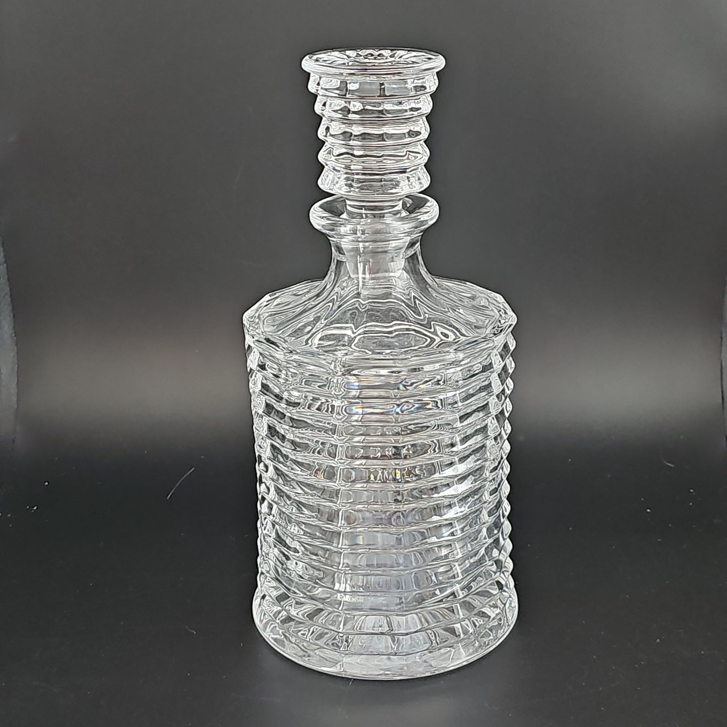 Vintage Blade Bohemian Crystal Decanter