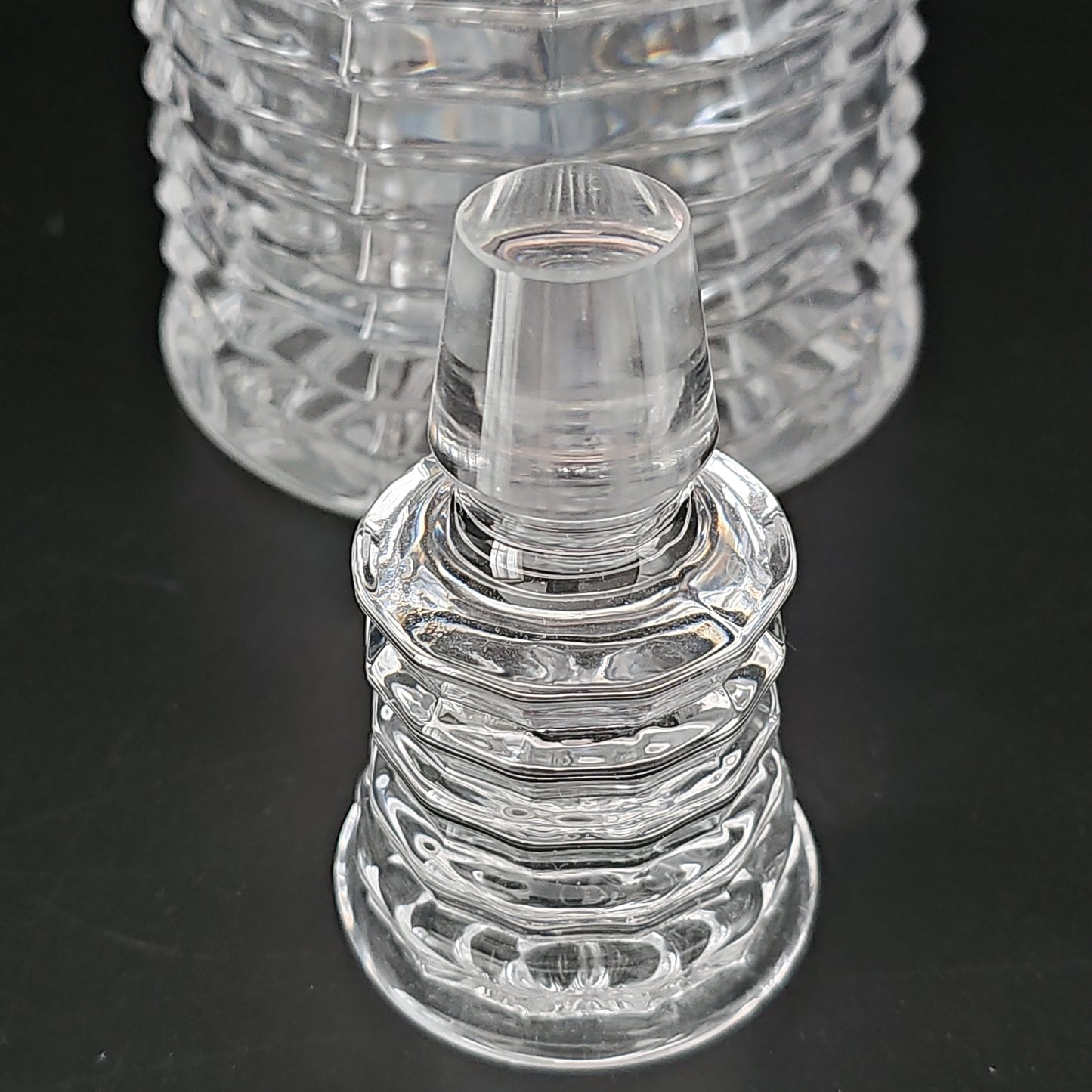 Vintage Blade Bohemian Crystal Decanter