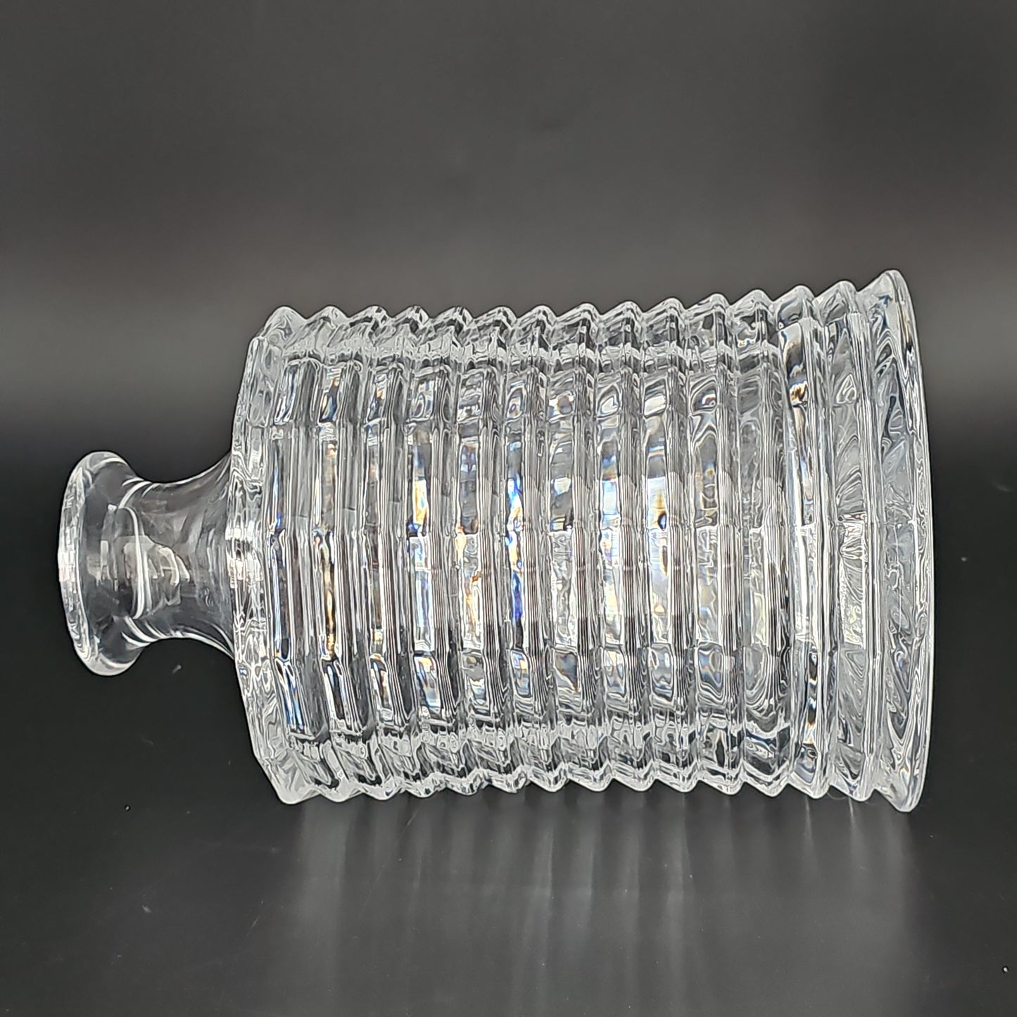 Vintage Blade Bohemian Crystal Decanter