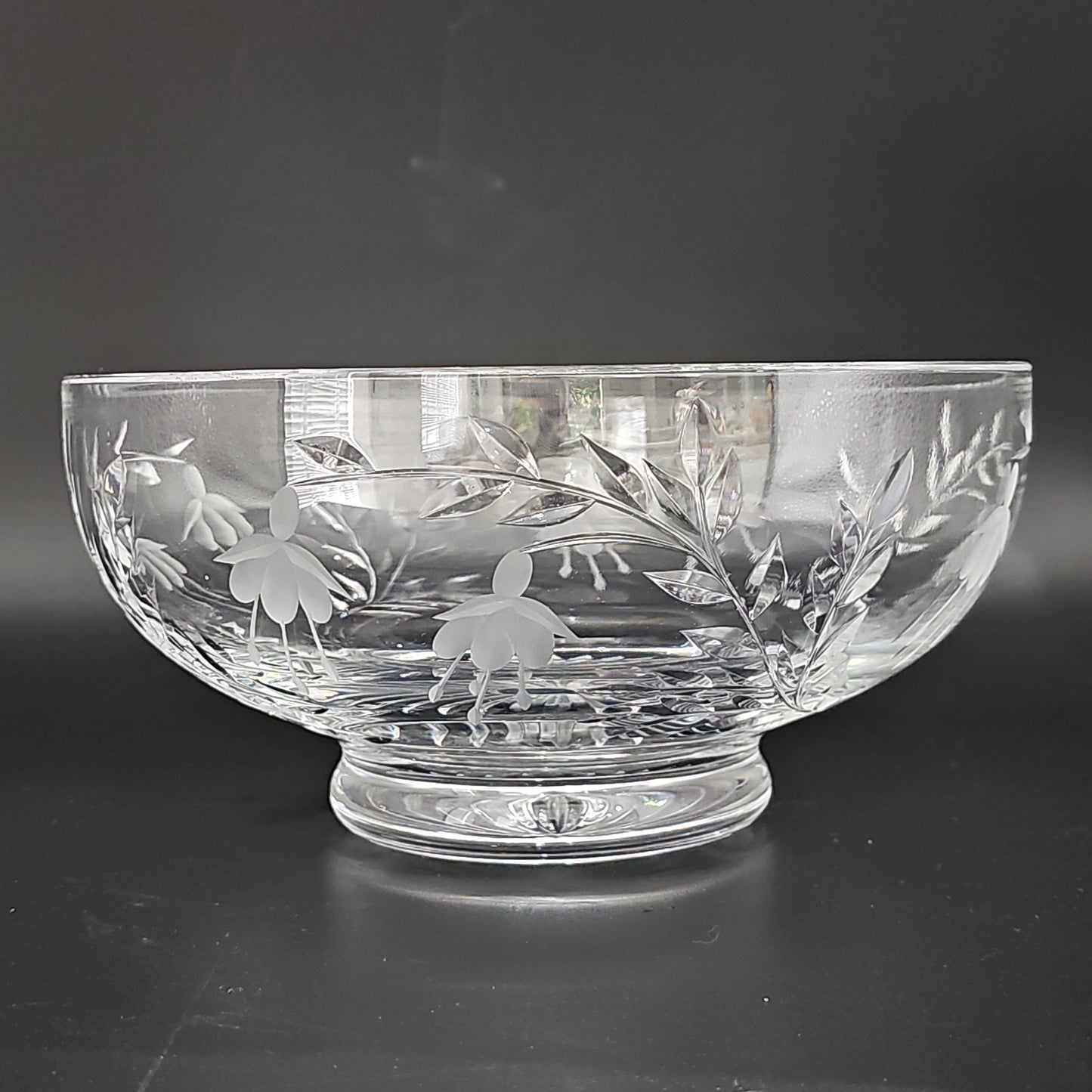 Stuart Crystal Cascade Pattern bowl 20cm