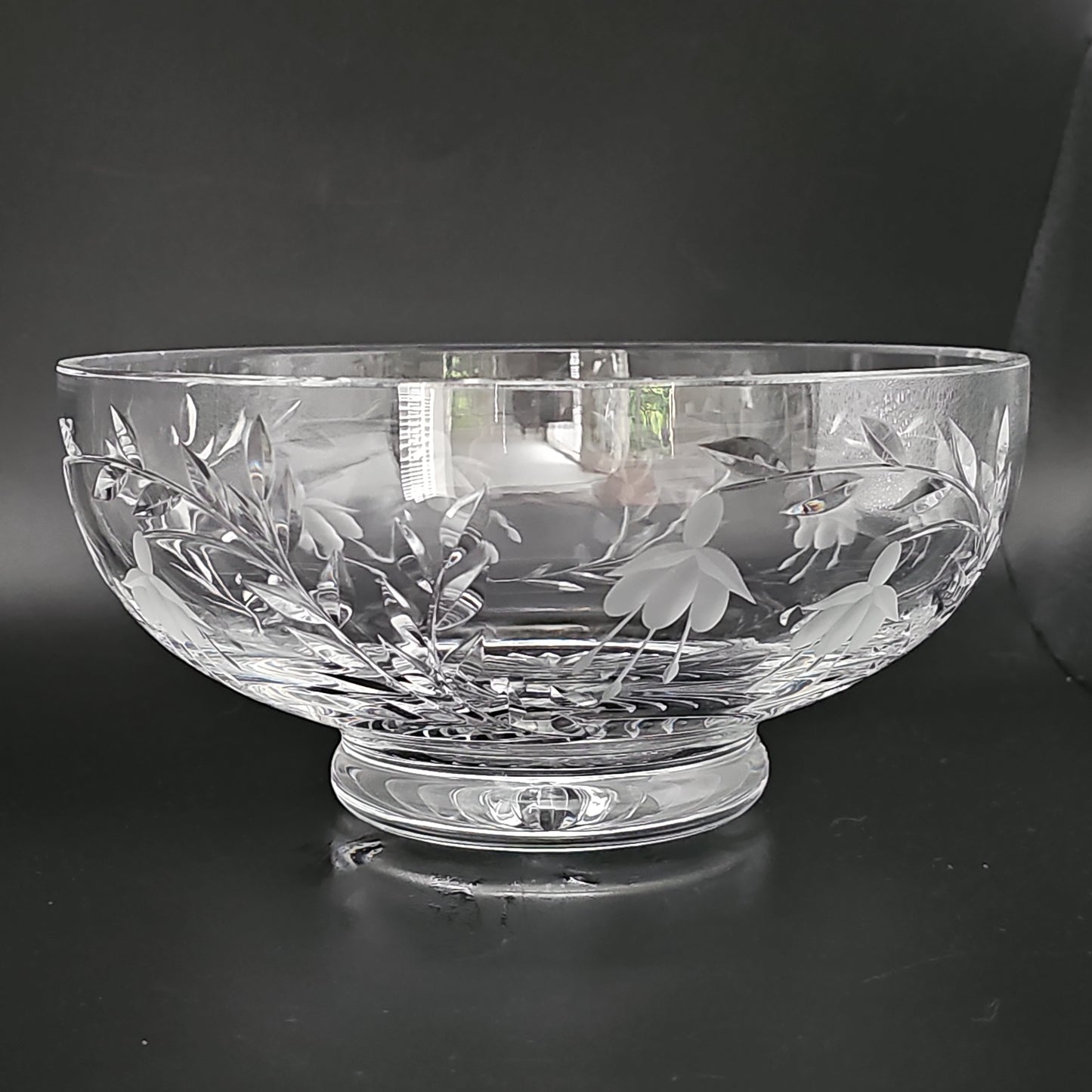 Stuart Crystal Cascade Pattern bowl 20cm