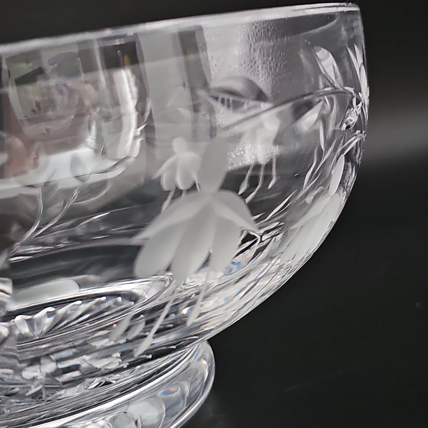 Stuart Crystal Cascade Pattern bowl 20cm