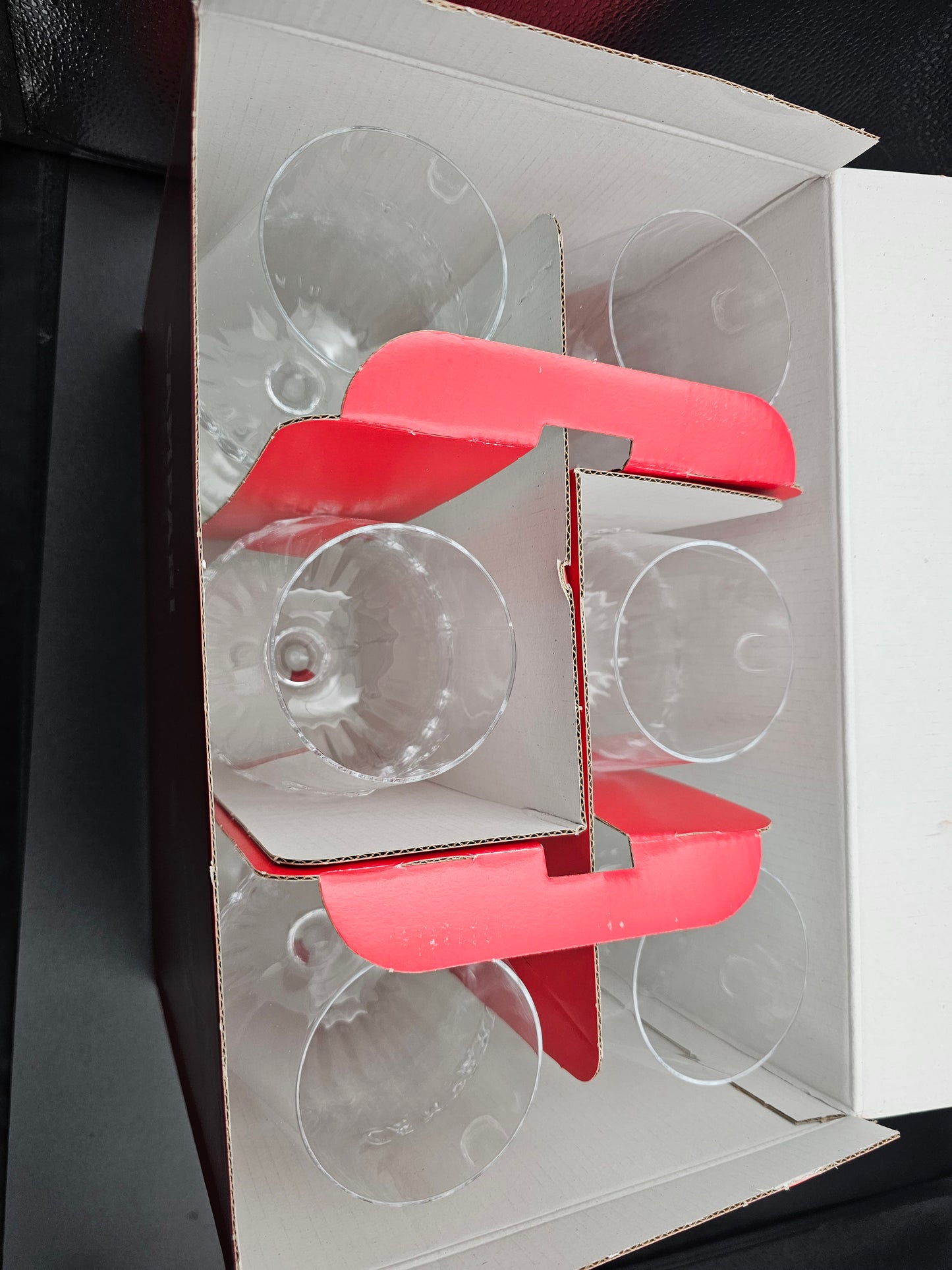 Campari Spritz Milano Glasses.SET OF 6! Ideal for Campari or Aperol Spritz. 490ml Brand New Boxed