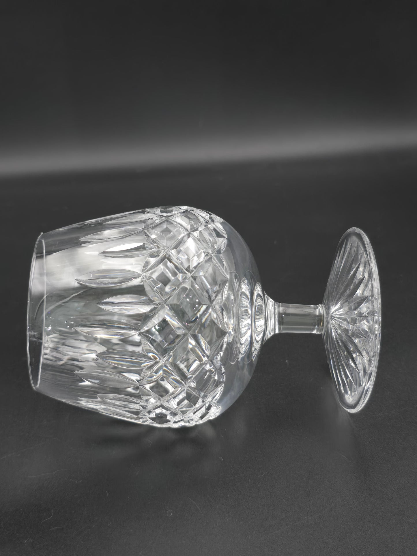 Pair of Stuart Crystal Glendevon Pattern Brandy Glasses 11oz