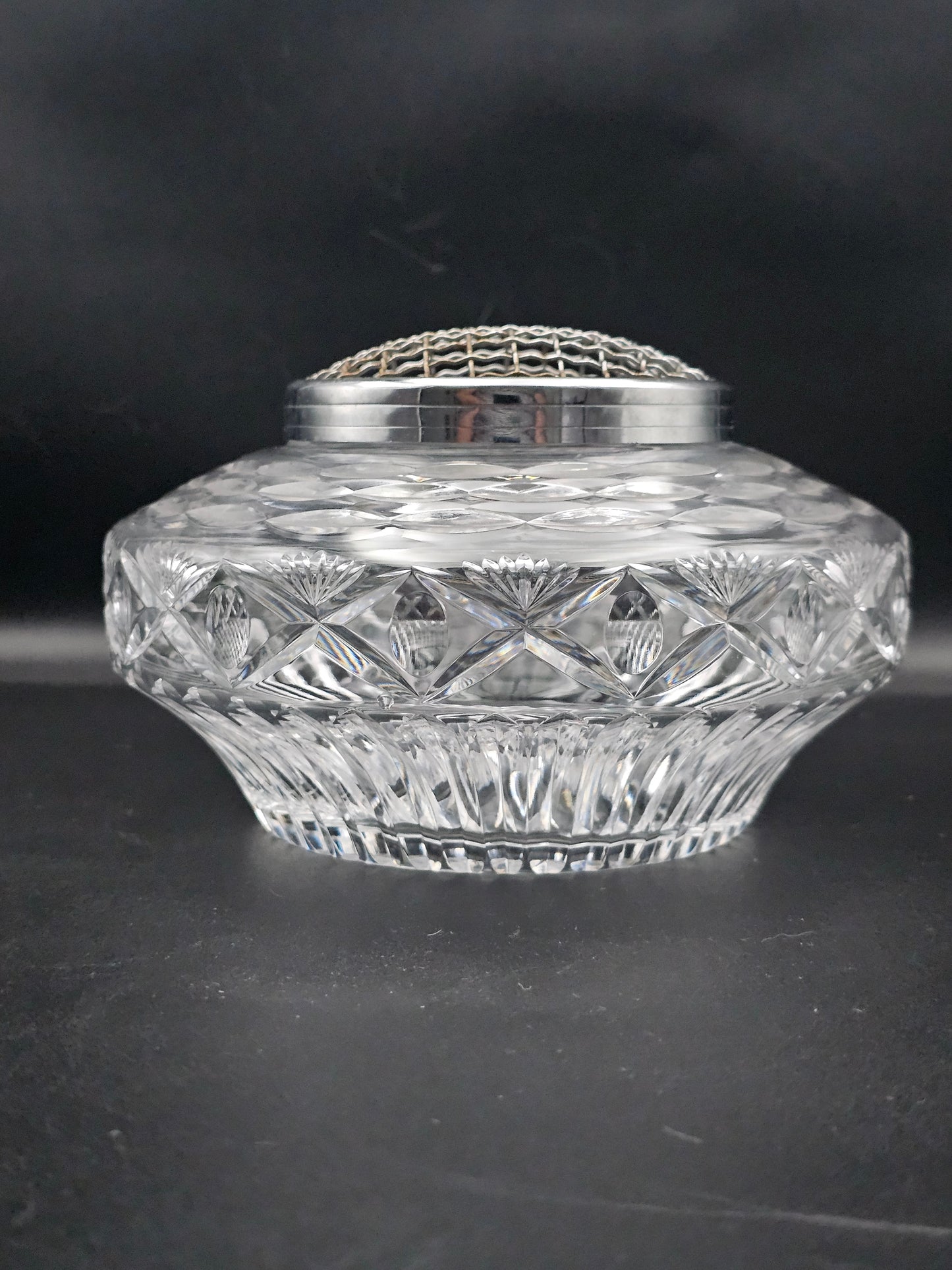 Royal Doulton Crystal Rose bowl 17cm wide