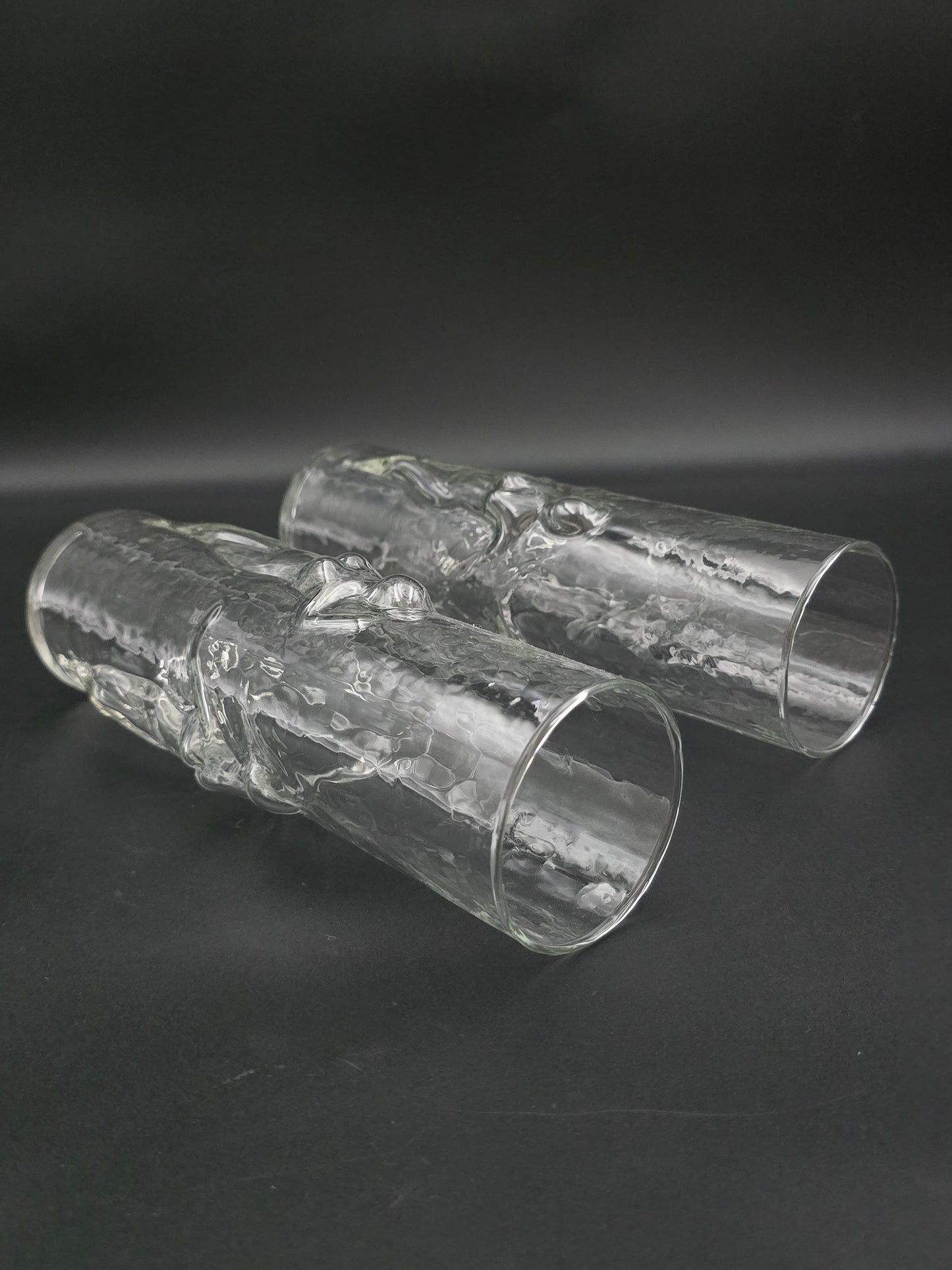 2 Vintage La Femme 3D Beer glasses Naked Lady by Libbey Glass Co.