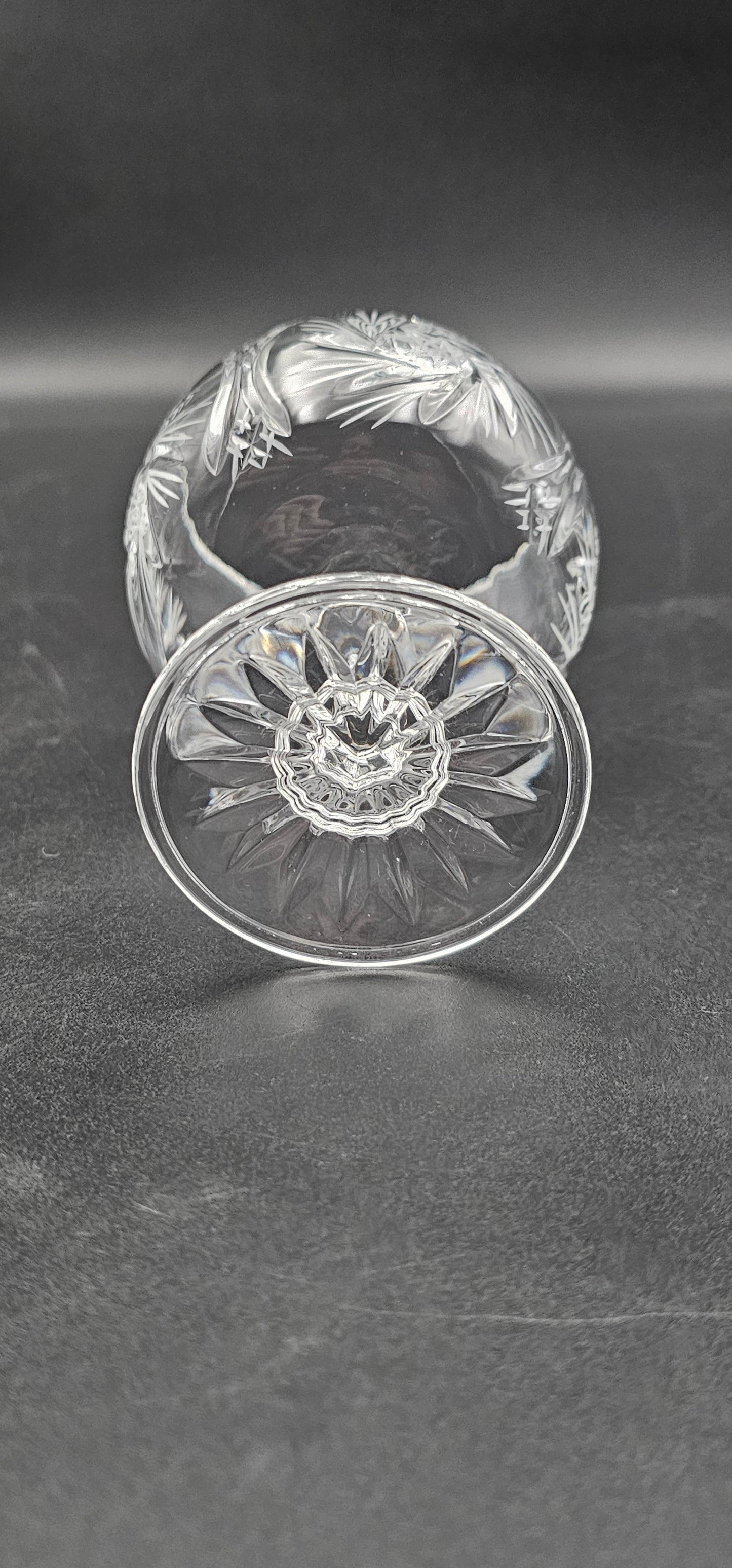 Set of 6 brandy or Cognac Crystal glasses 7oz
