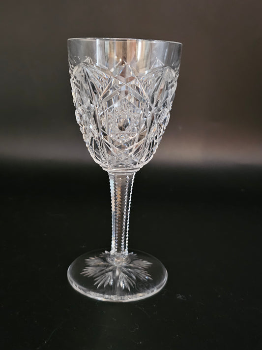 Baccarat Lagny Pattern Crystal Single Sherry Glass.