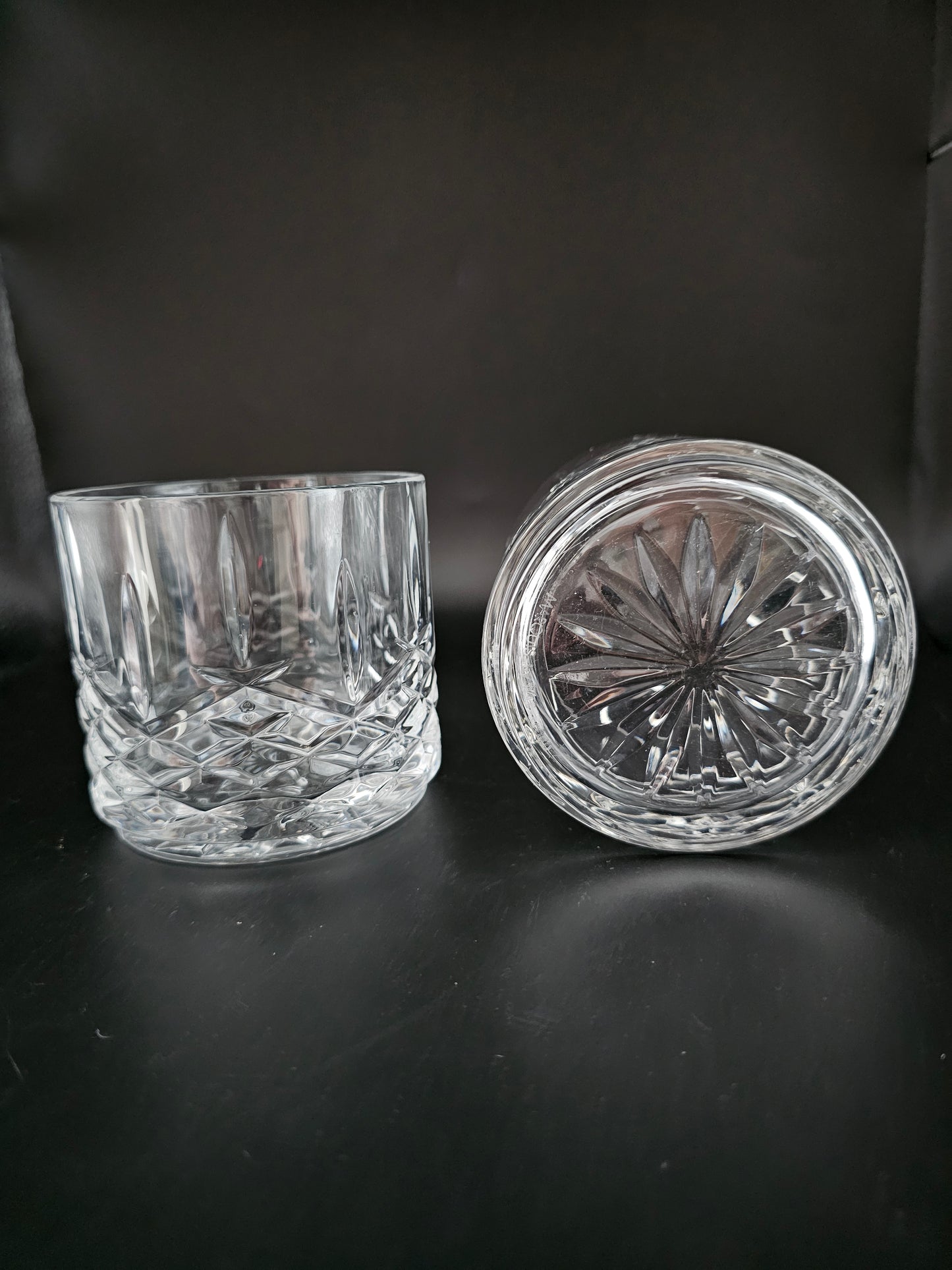 Marquis by Waterford Pair of Crystal Tumblers. Ideal for Whisky, Gin, Vodka or Rum. 12oz