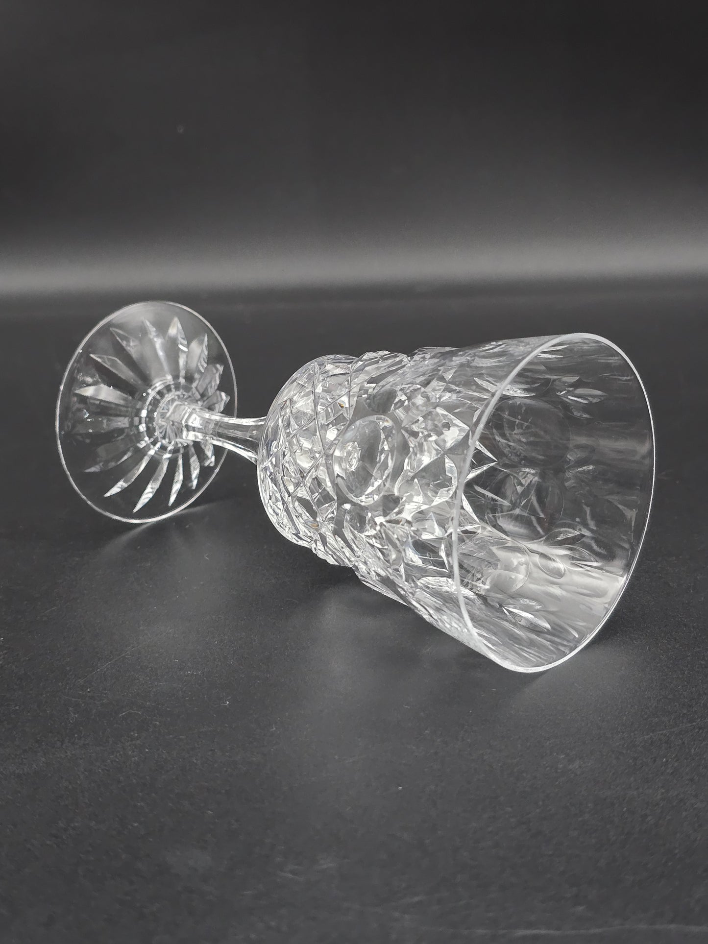 Set of 6 Fine, Hand Cut Crystal Wine Glasses, 175ml Boxed. Brierglass,English.
