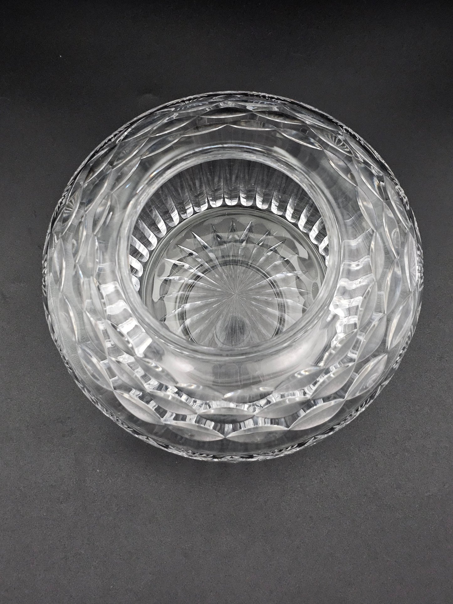 Royal Doulton Crystal Rose bowl 17cm wide