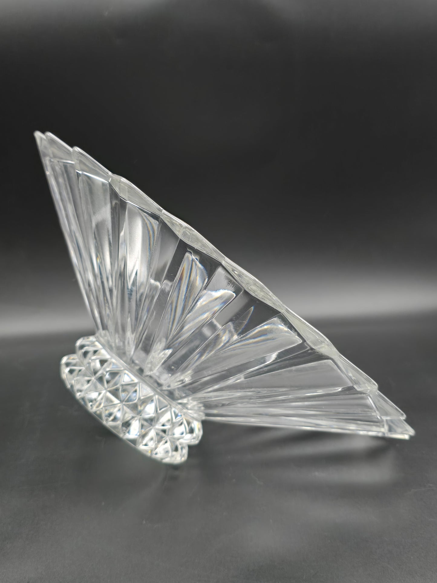 Rosenthal 11.5″ Crystal Serving Bowl – German Made, Vintage Lead Crystal Centerpiece