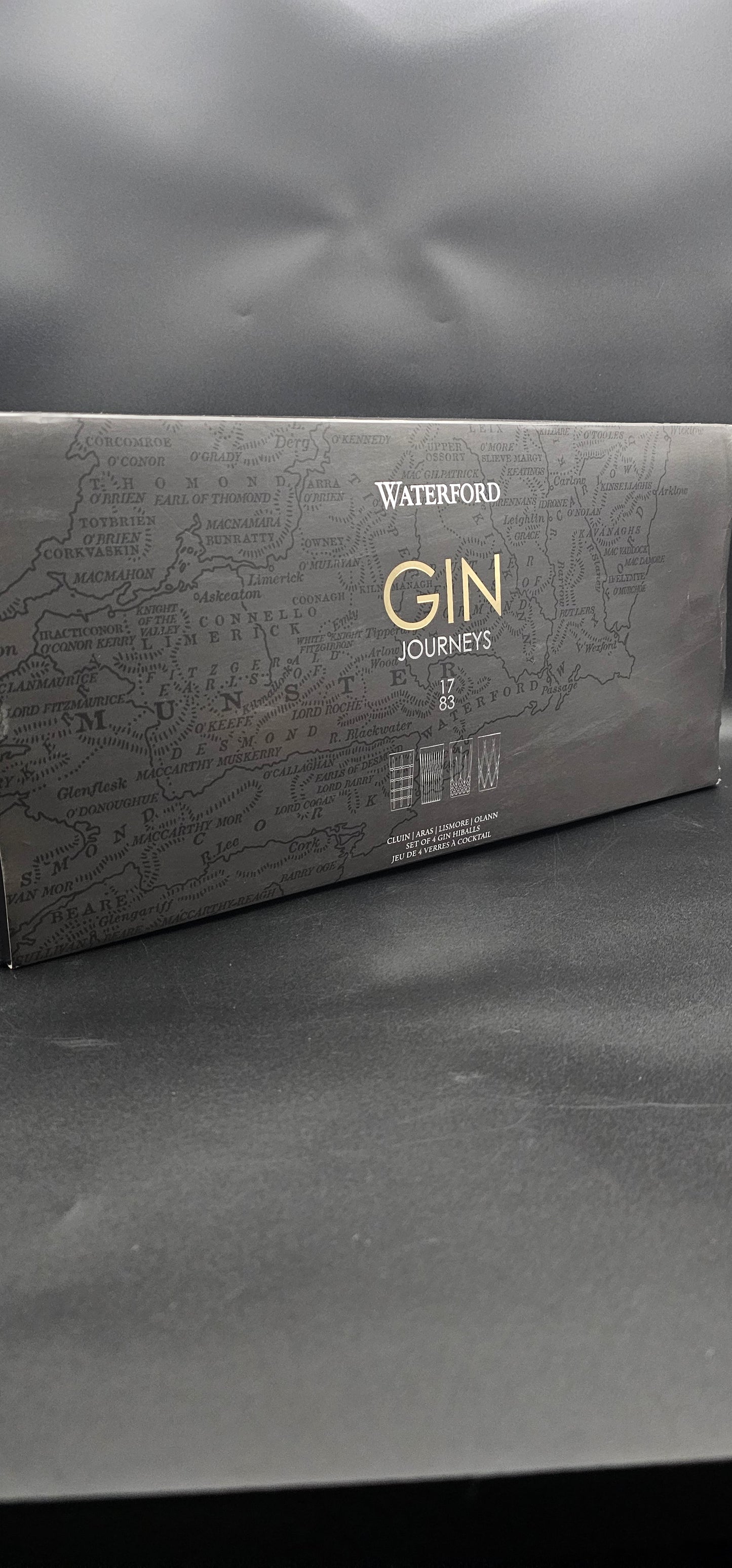 Waterford Gin Journeys set of 4 Hi Ball Tumblers in original box