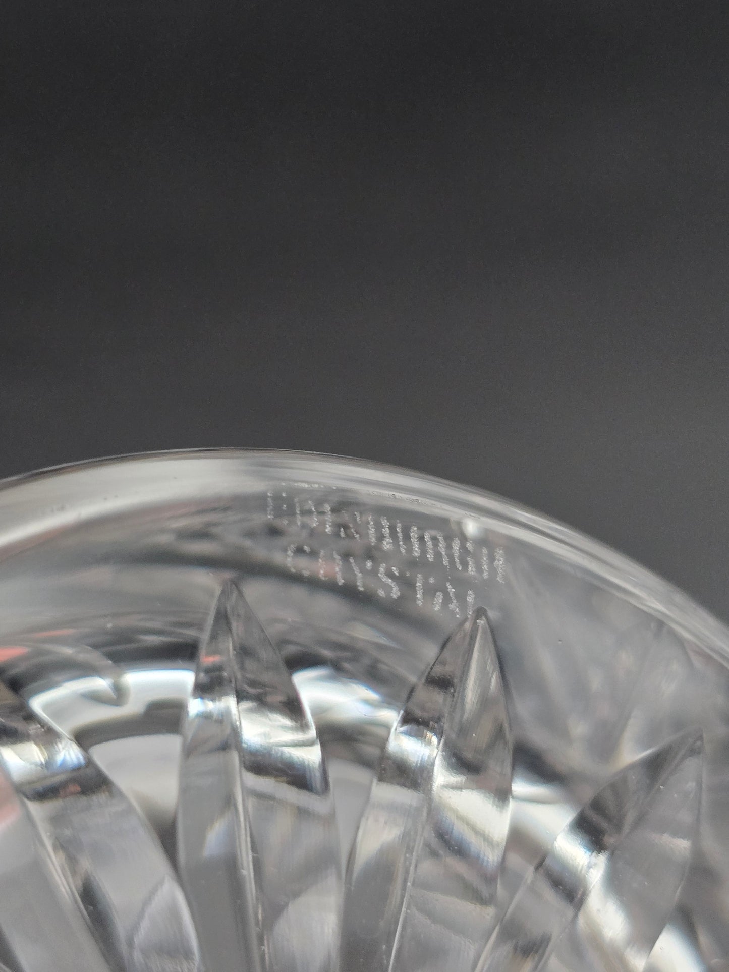 Set of 6 Edinburgh Crystal EDI41 Pattern Crystal Whisky Tumblers. 10oz. Boxed.