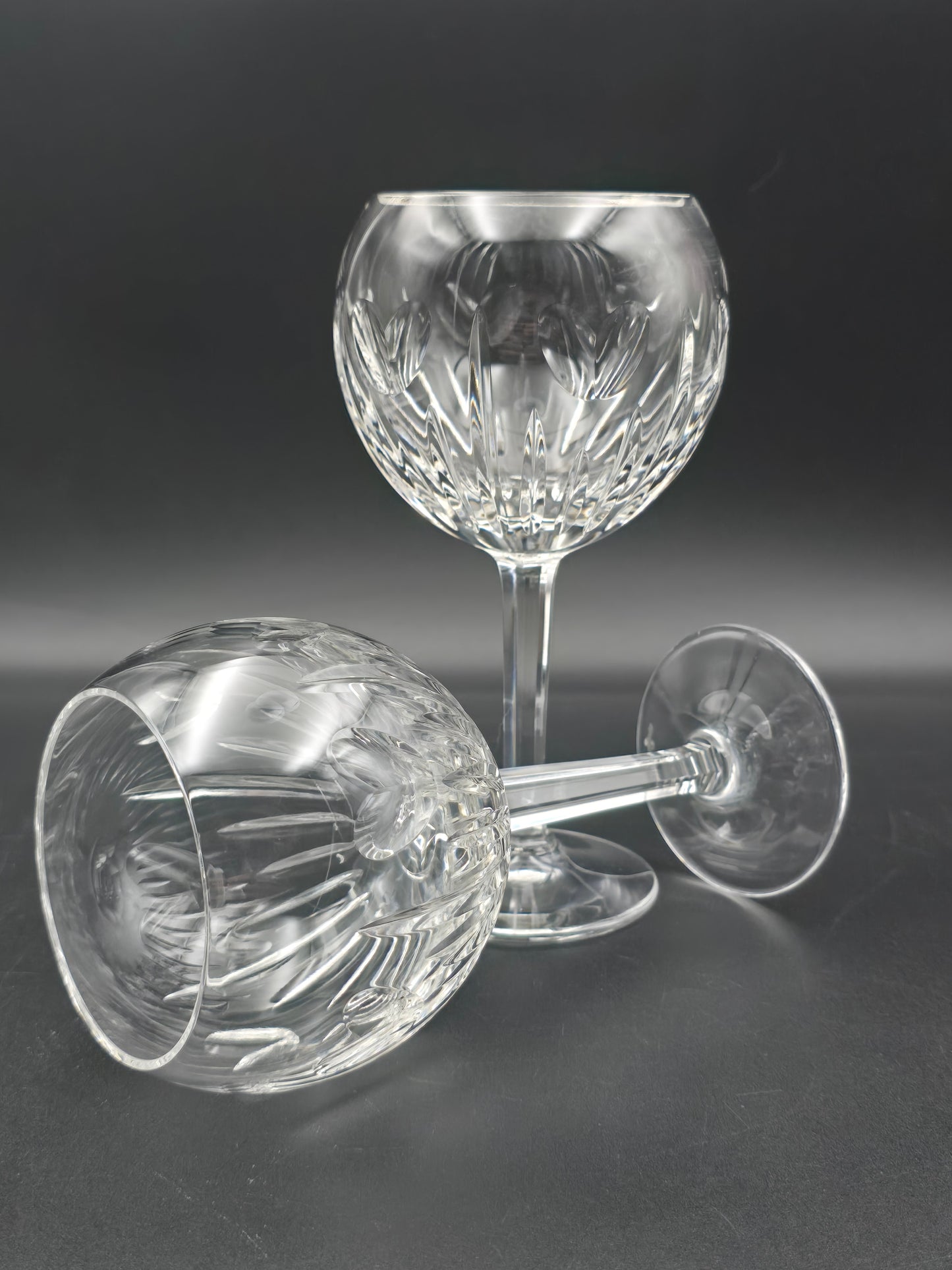 Waterford Crystal The Millennium Collection Toasting Goblets Pair. Second Toast - Love. Boxed.