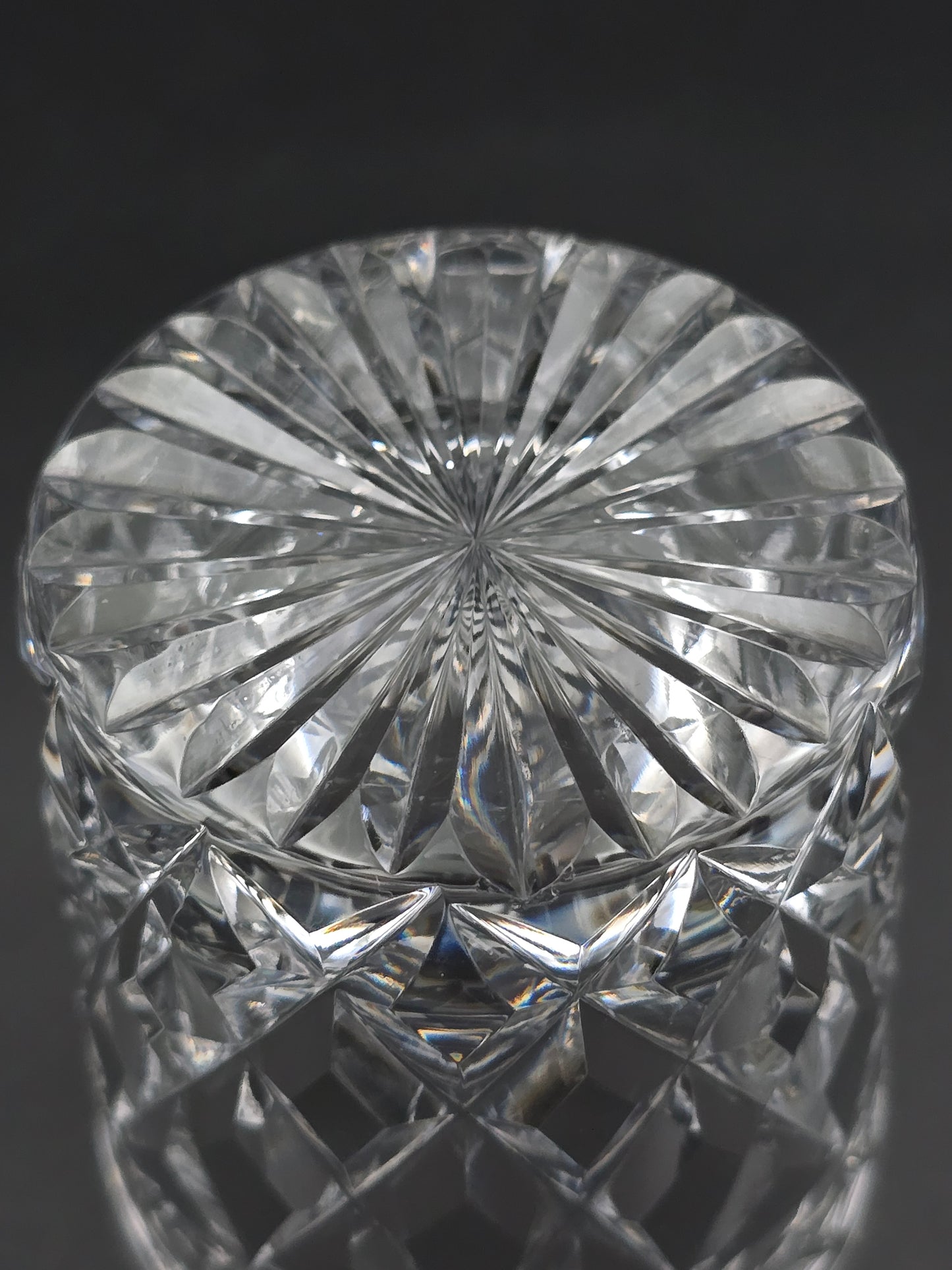 Set of 4 Stuart Crystal Cheltenham Pattern Crystal Tumblers. 7oz