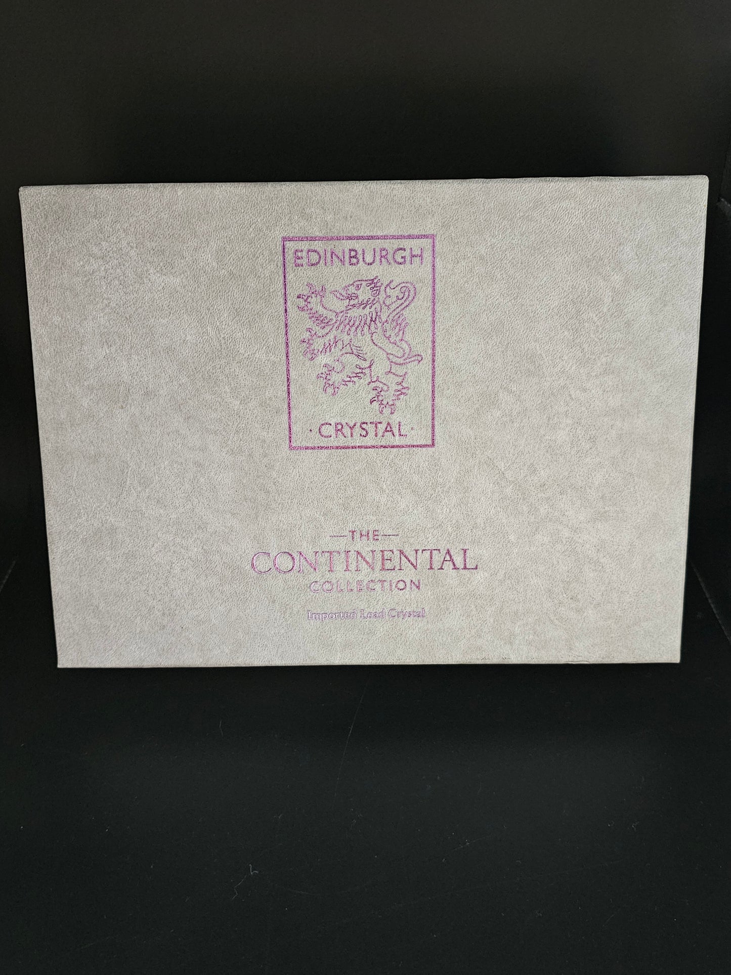 Edinburgh Crystal Continental Collection Pattern Whisky Tumbers. Set of 6 Boxed. 7oz