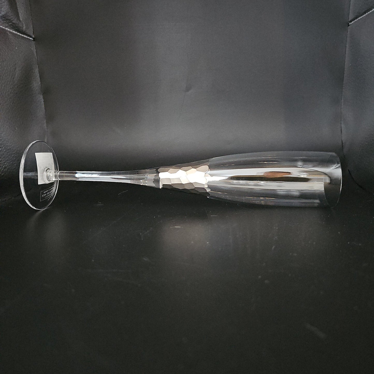 Kim Seybert Paillette Golden effect Single Champagne Flute.