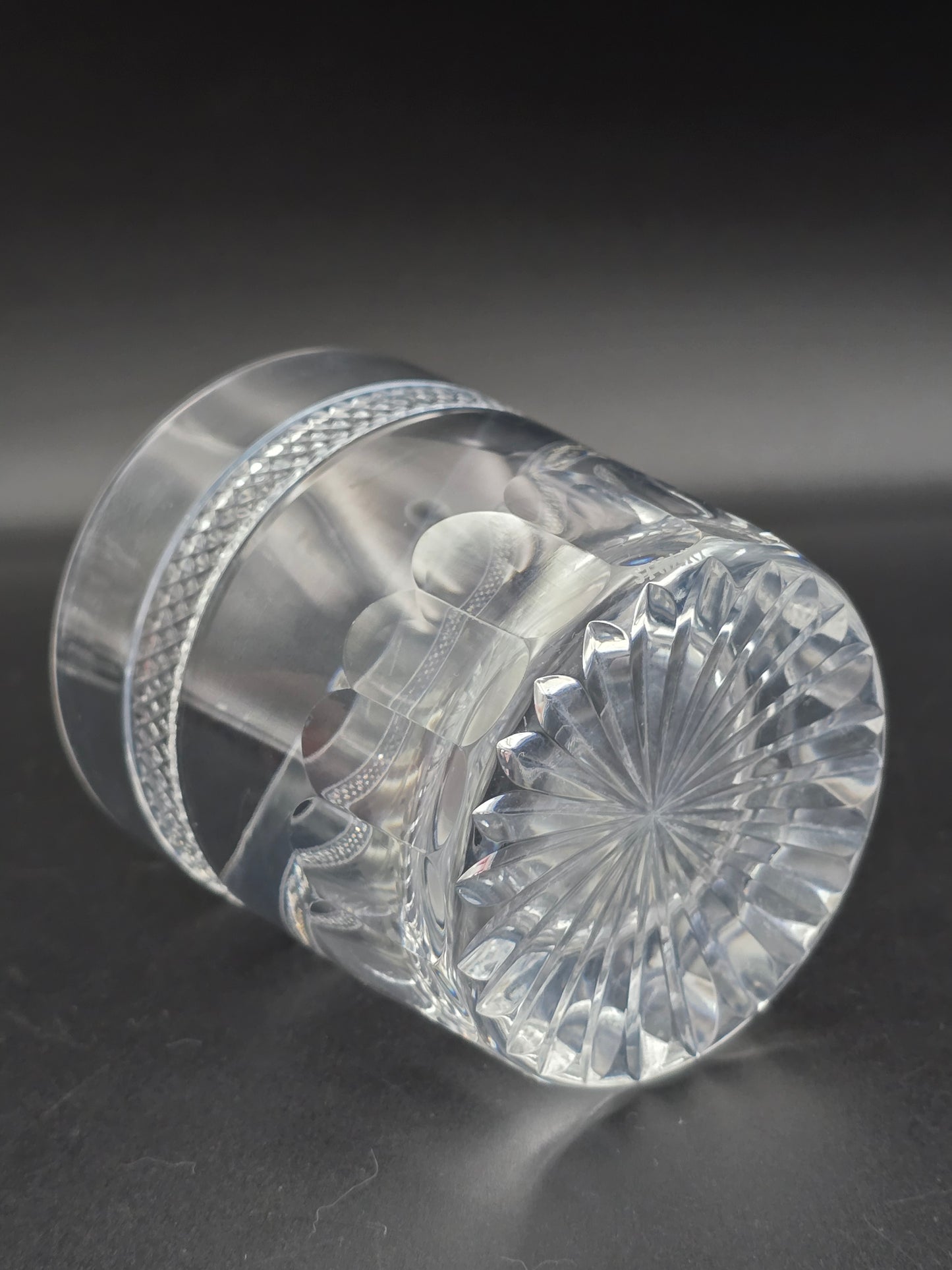 Set of 6 Stuart Crystal Tumblers. Constance Pattern. 11oz