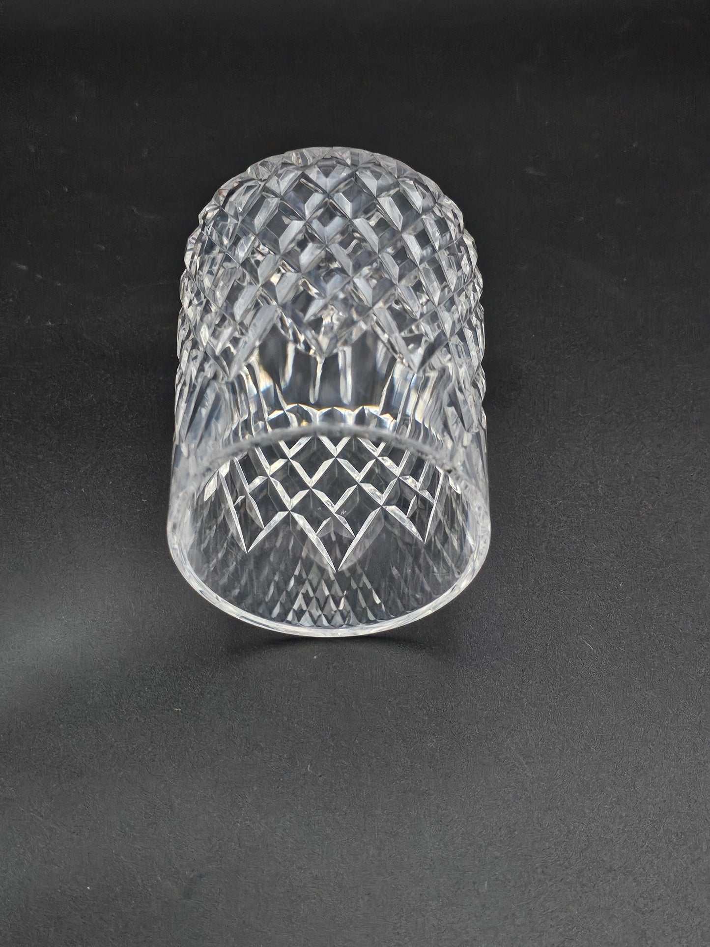 Set of 4 Cut Crystal Tumblers Tyrone Sperrins Pattern 225ml