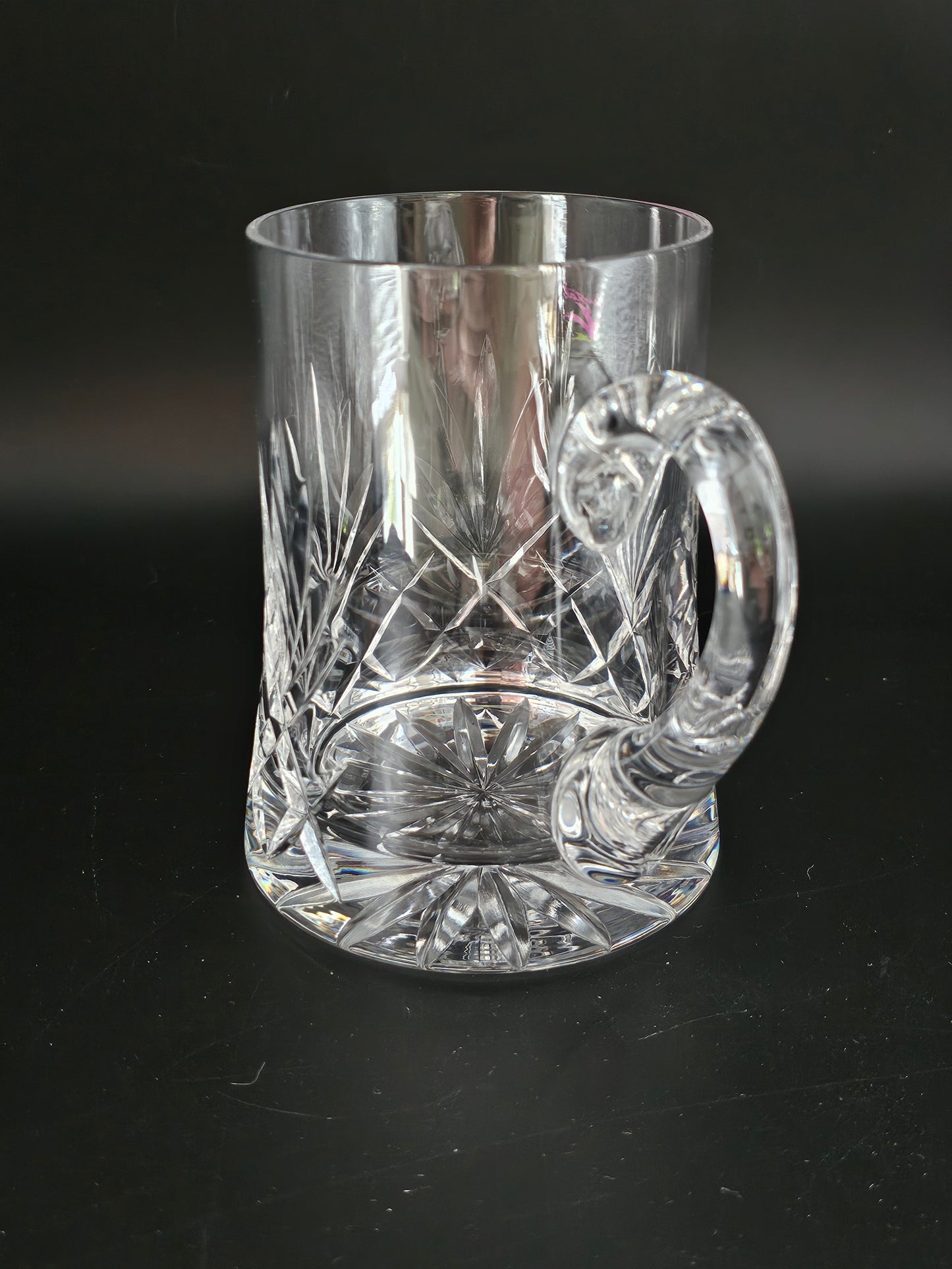 Beautiful, Large Caithness Crystal Tankard.570ml. Boxed.