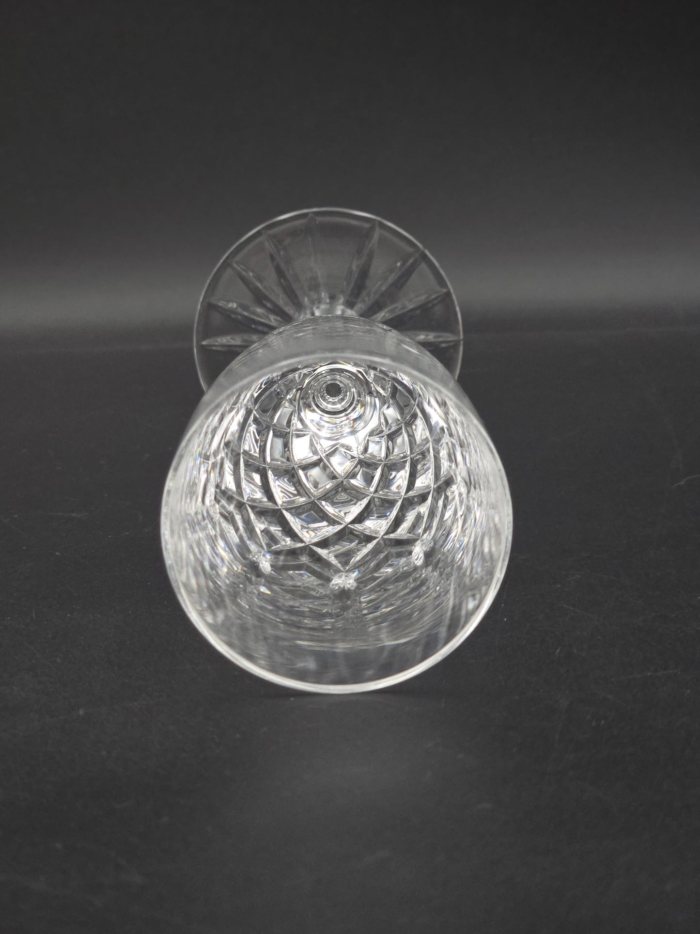 Set of 4 small Crystal Champagne flutes. 120ml