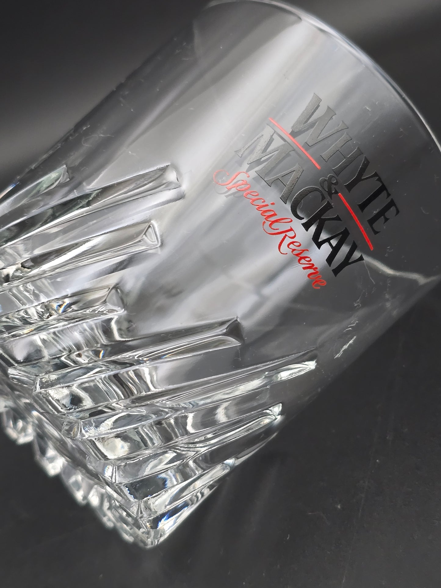 Set of 6 Vintage Whyte & Mackay Whisky Tumblers. 10oz