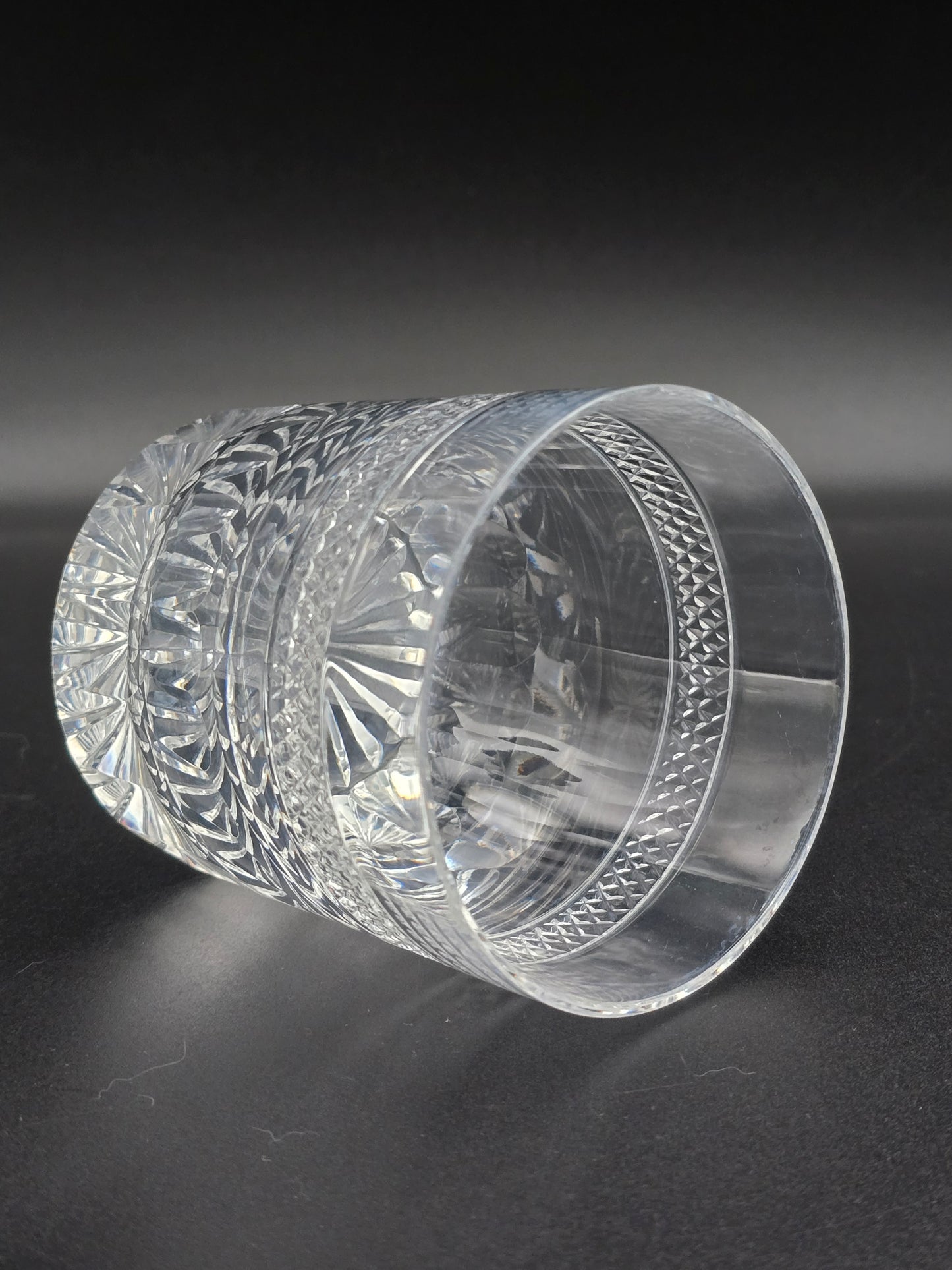 Set of 6 Stuart Crystal Tumblers. Constance Pattern. 11oz