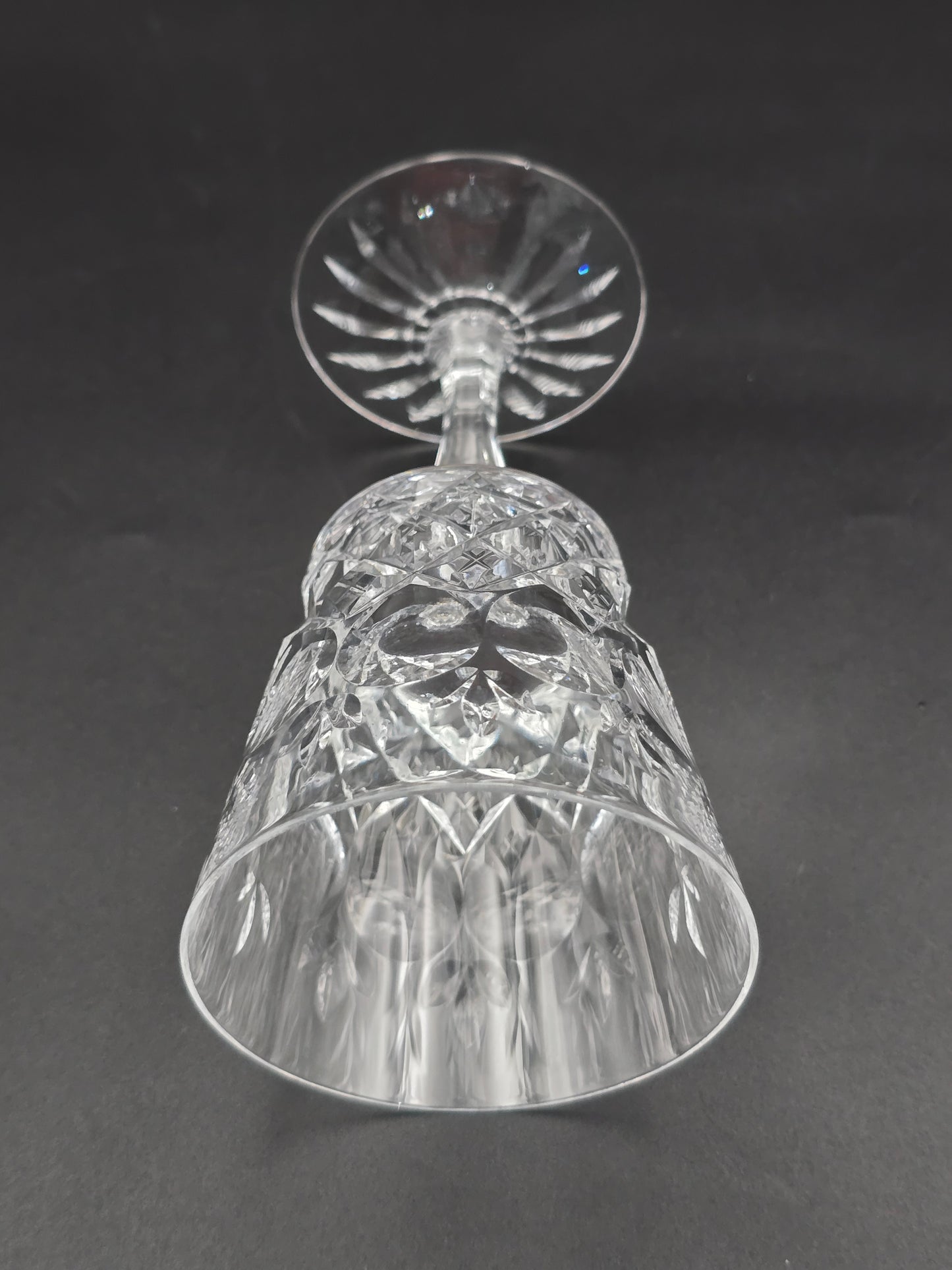 Set of 6 Fine, Hand Cut Crystal Wine Glasses, 175ml Boxed. Brierglass,English.