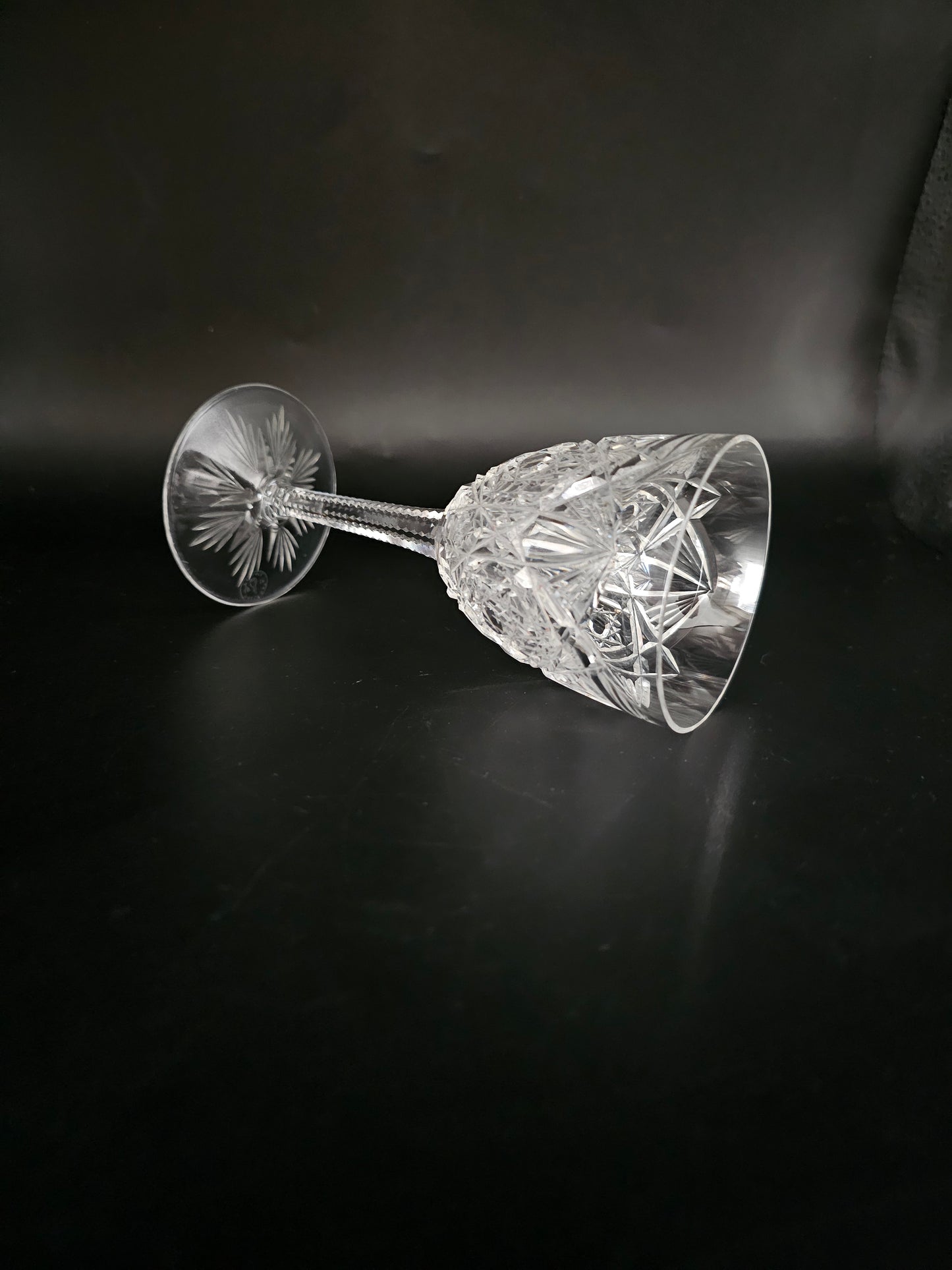 Single Baccarat Crystal Lagny Pattern Port Glass. 125ml